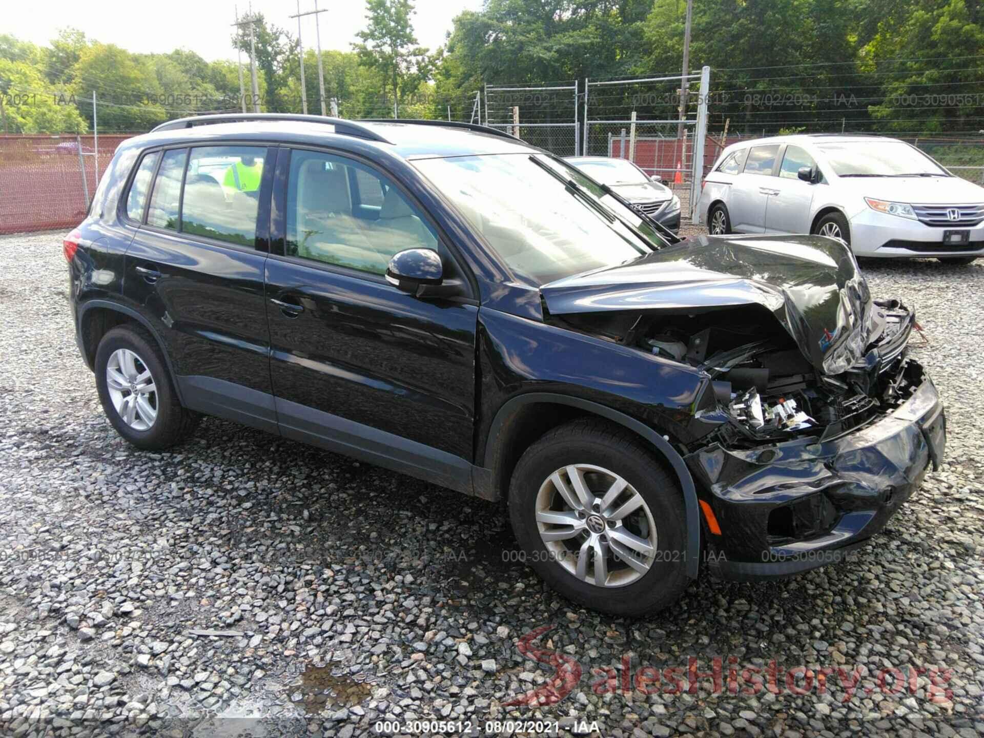 WVGBV7AX7GW564682 2016 VOLKSWAGEN TIGUAN