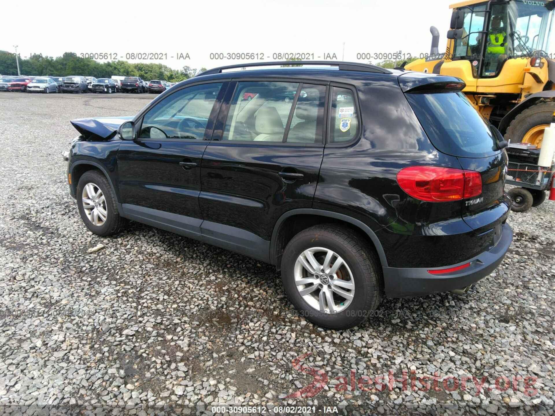 WVGBV7AX7GW564682 2016 VOLKSWAGEN TIGUAN