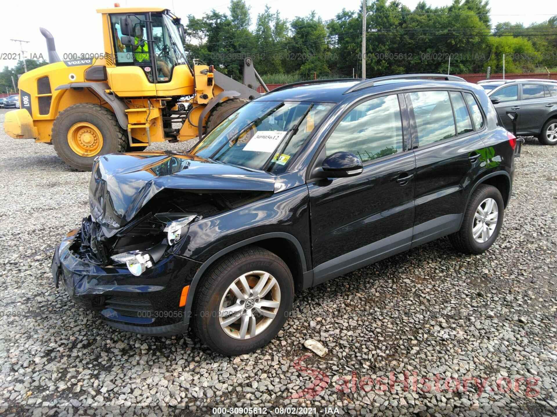 WVGBV7AX7GW564682 2016 VOLKSWAGEN TIGUAN