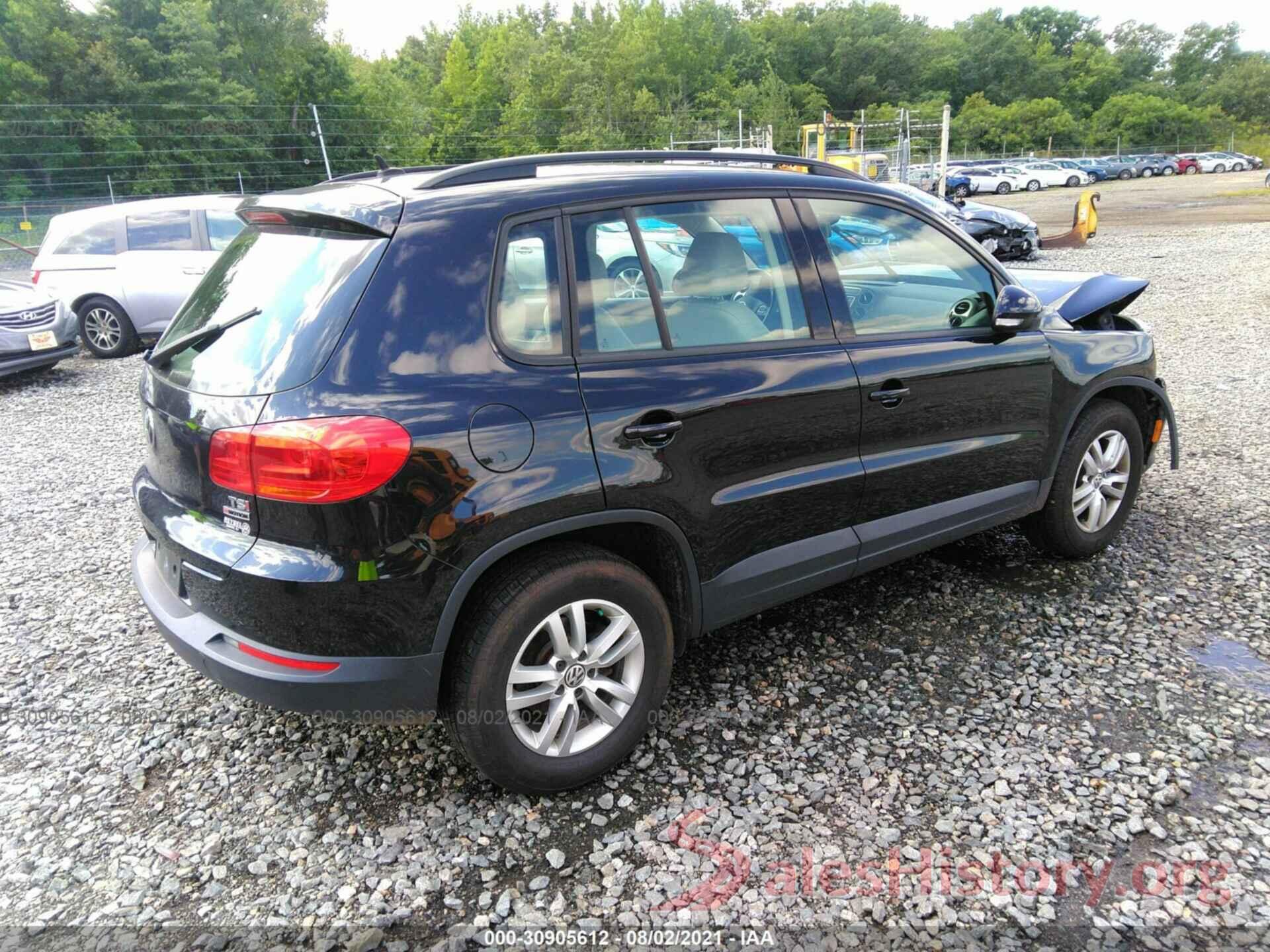 WVGBV7AX7GW564682 2016 VOLKSWAGEN TIGUAN