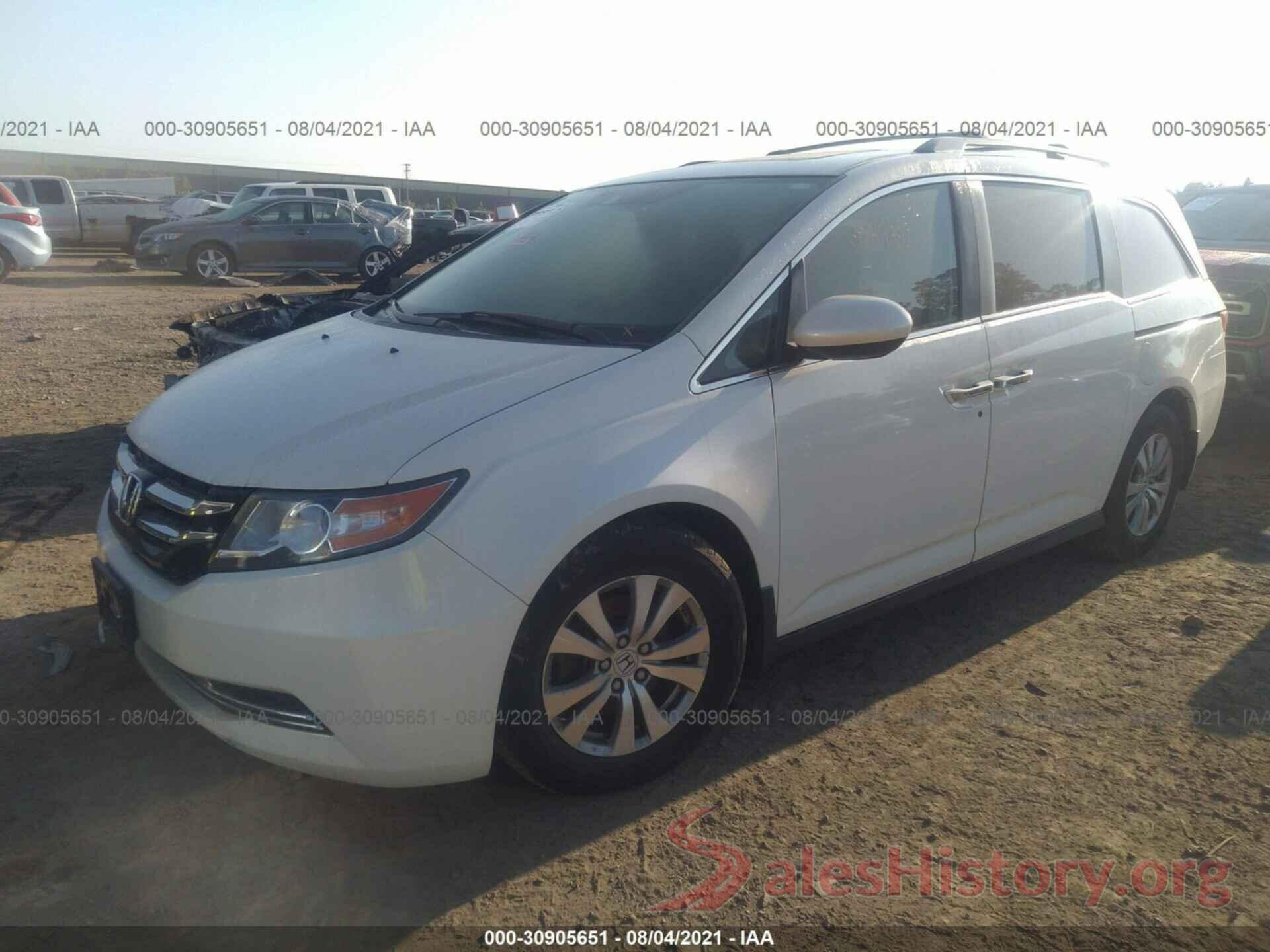 5FNRL5H66GB031480 2016 HONDA ODYSSEY