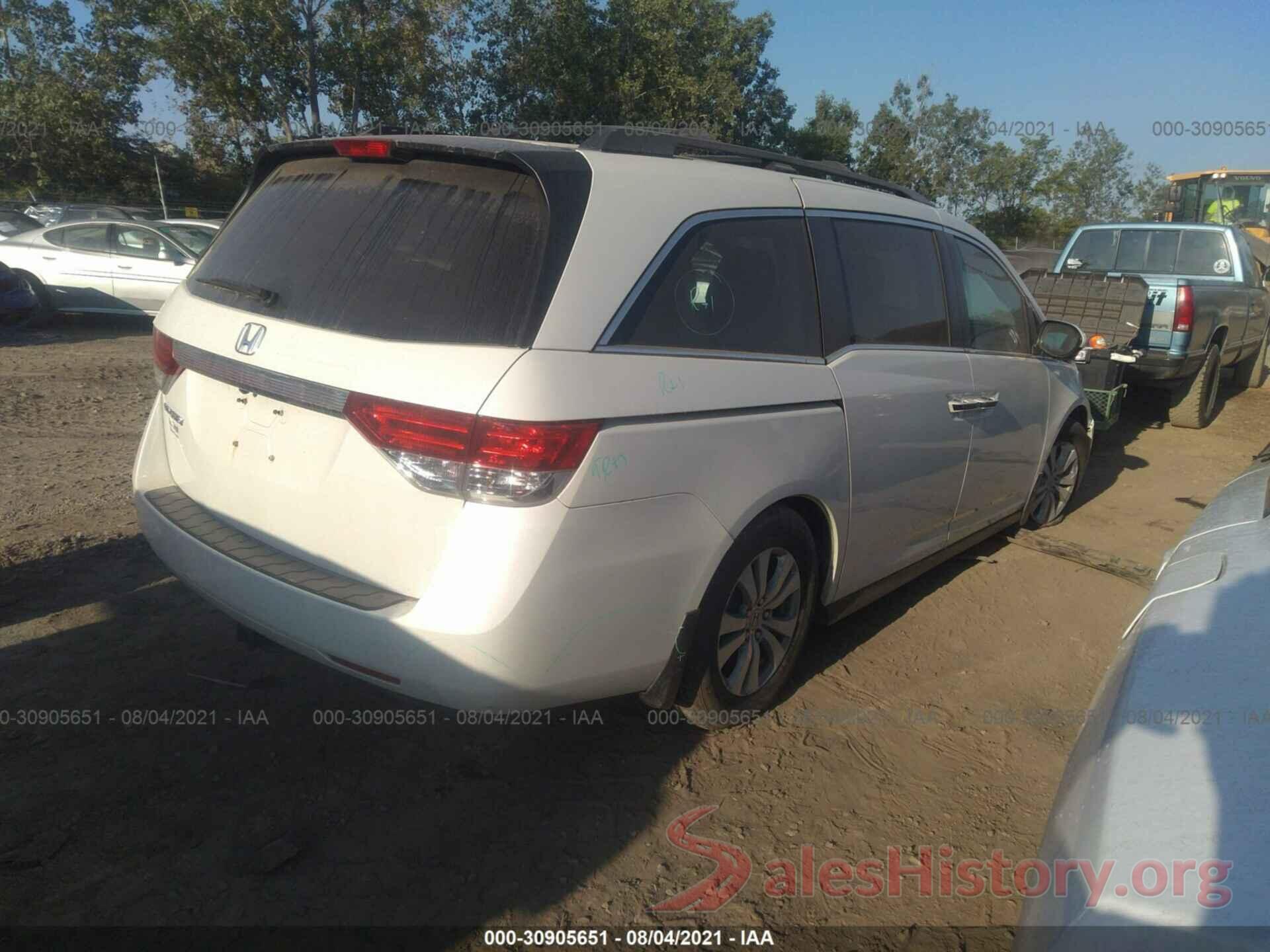 5FNRL5H66GB031480 2016 HONDA ODYSSEY