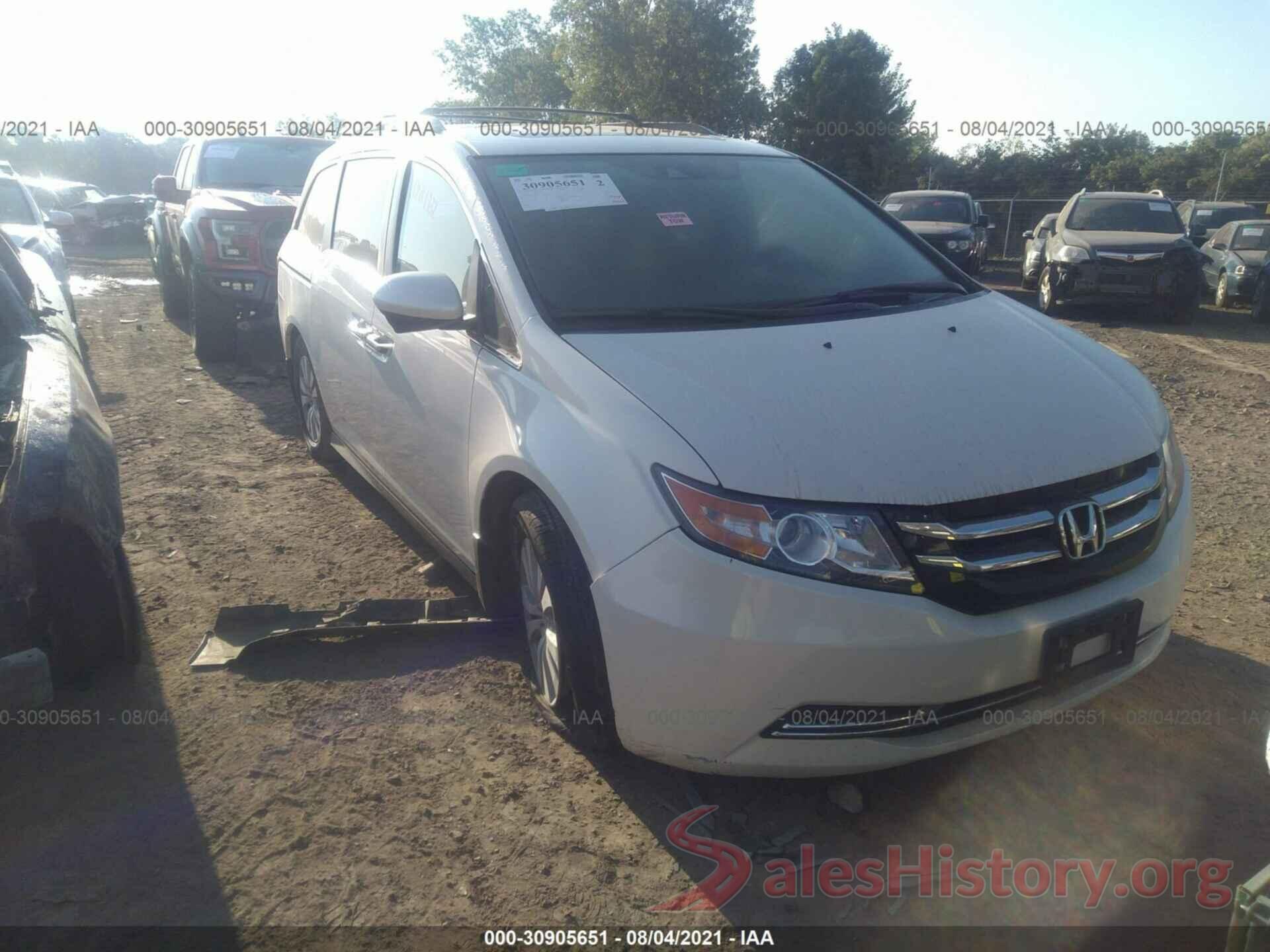 5FNRL5H66GB031480 2016 HONDA ODYSSEY