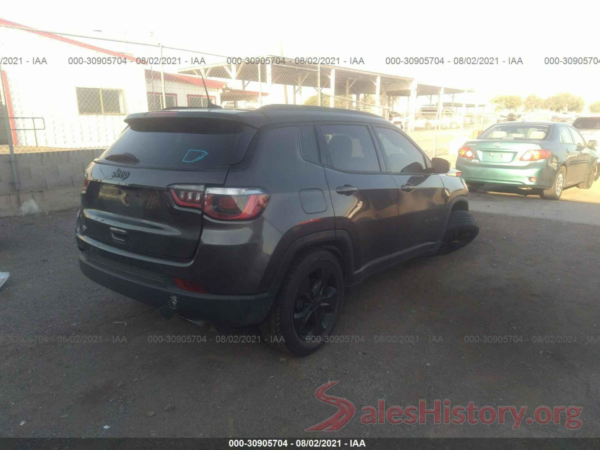 3C4NJCBB8KT833070 2019 JEEP COMPASS