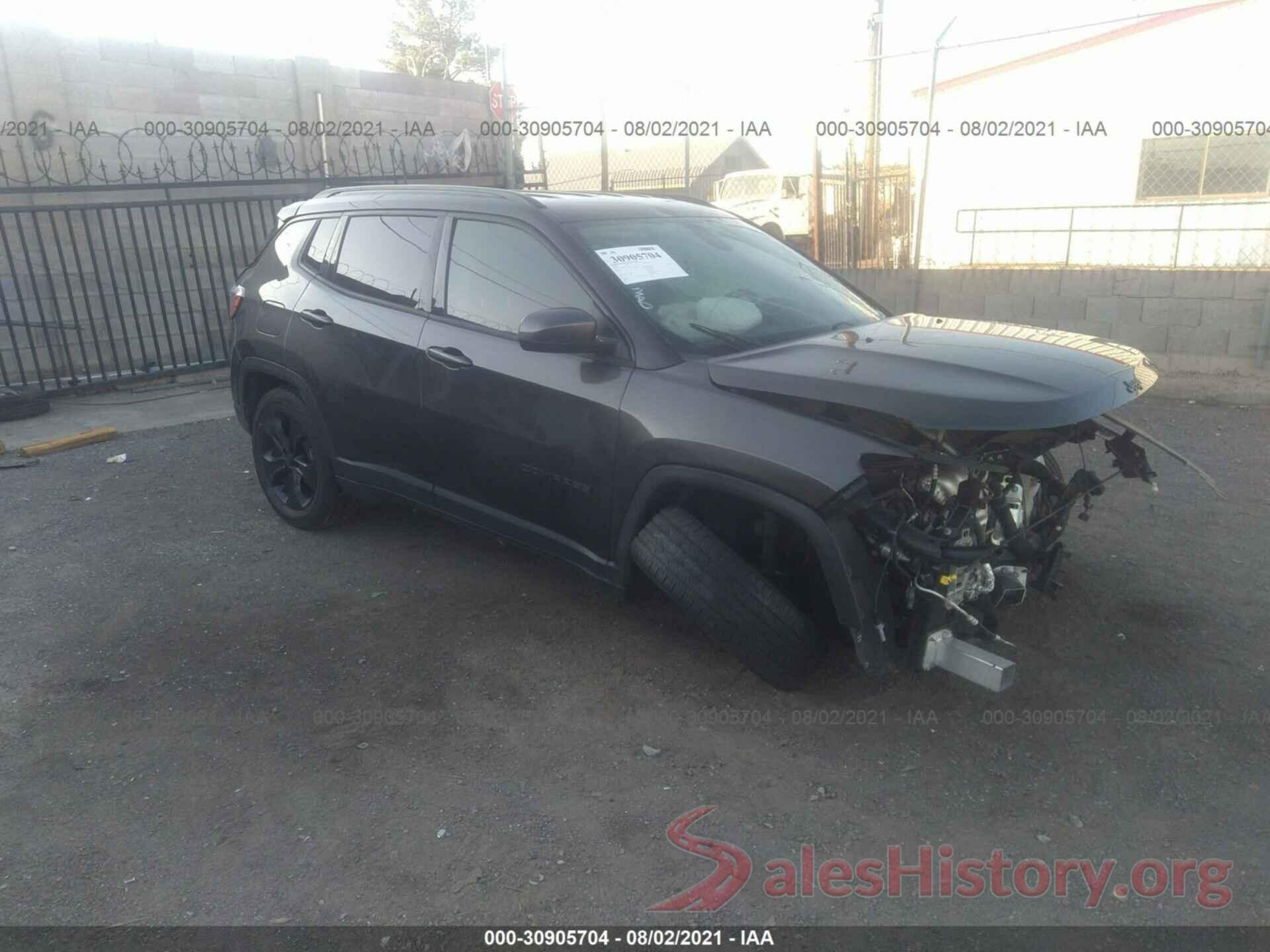 3C4NJCBB8KT833070 2019 JEEP COMPASS