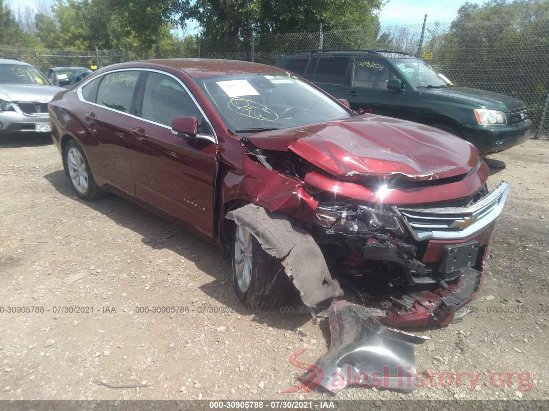 2G1105S38H9182162 2017 CHEVROLET IMPALA