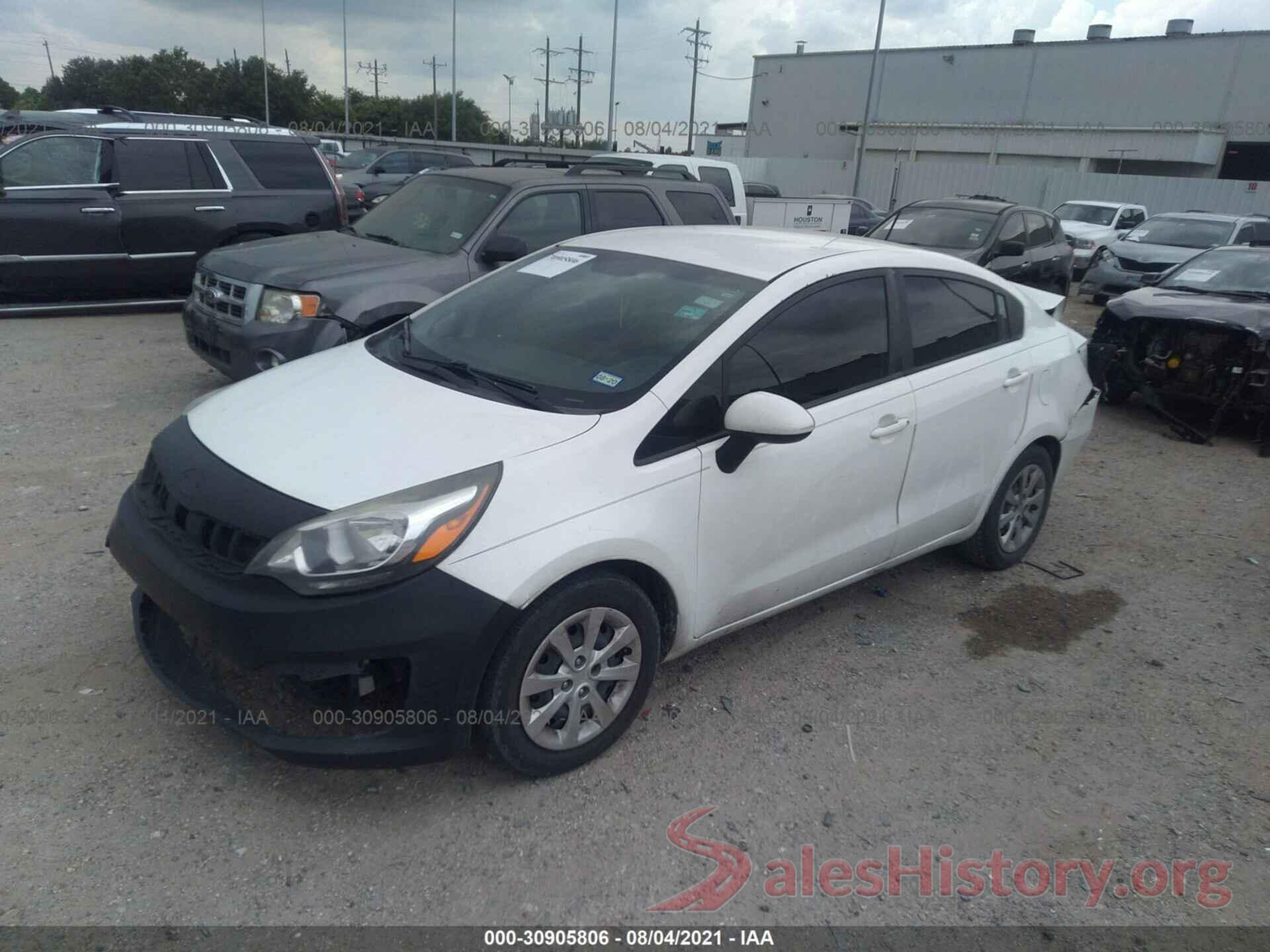 KNADM4A37G6639048 2016 KIA RIO