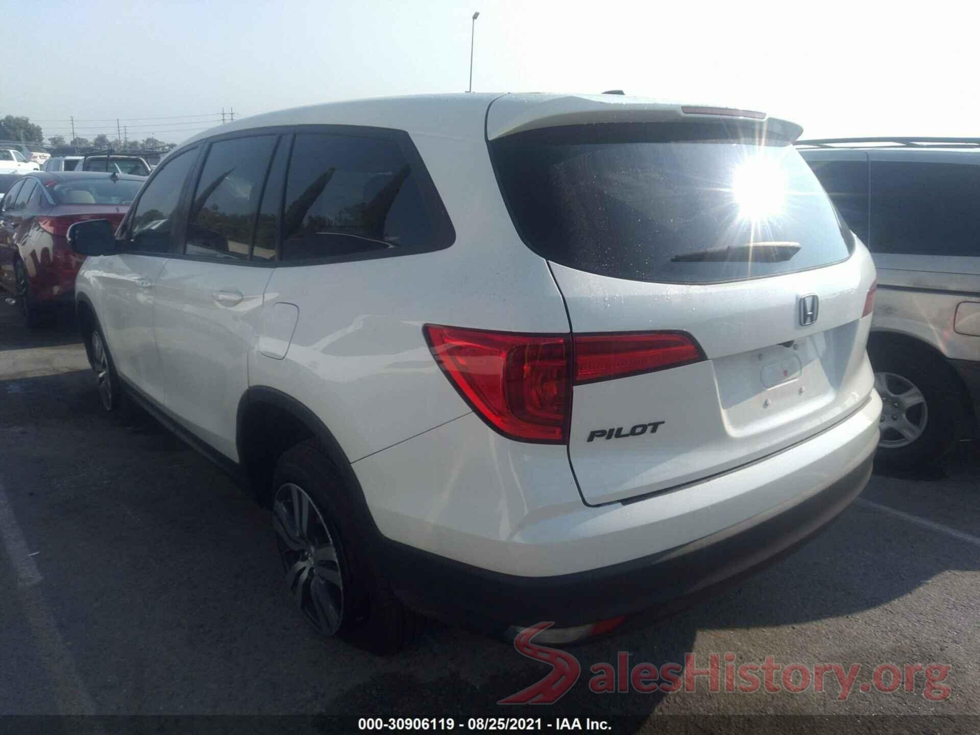 5FNYF5H37HB037203 2017 HONDA PILOT