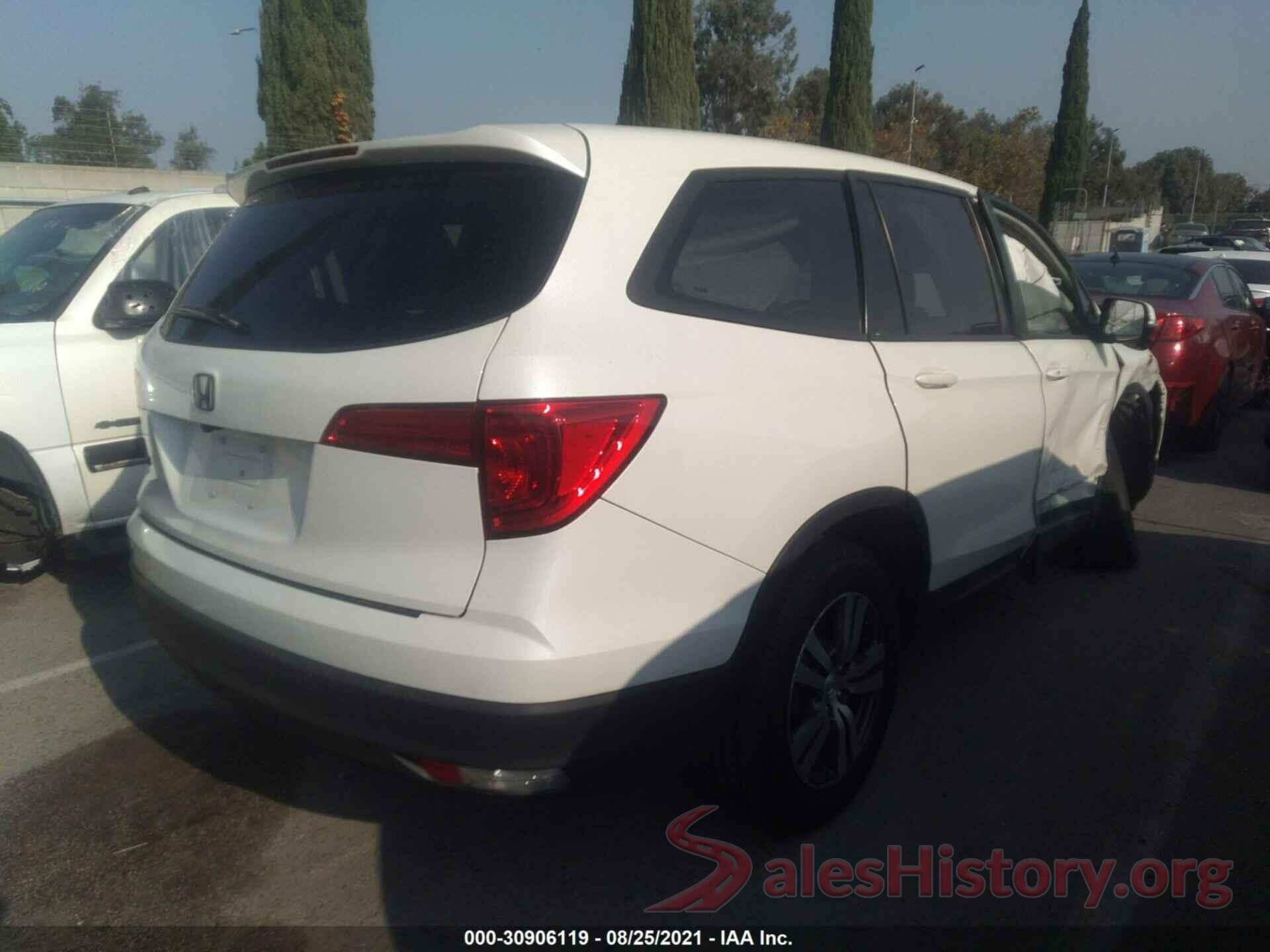 5FNYF5H37HB037203 2017 HONDA PILOT