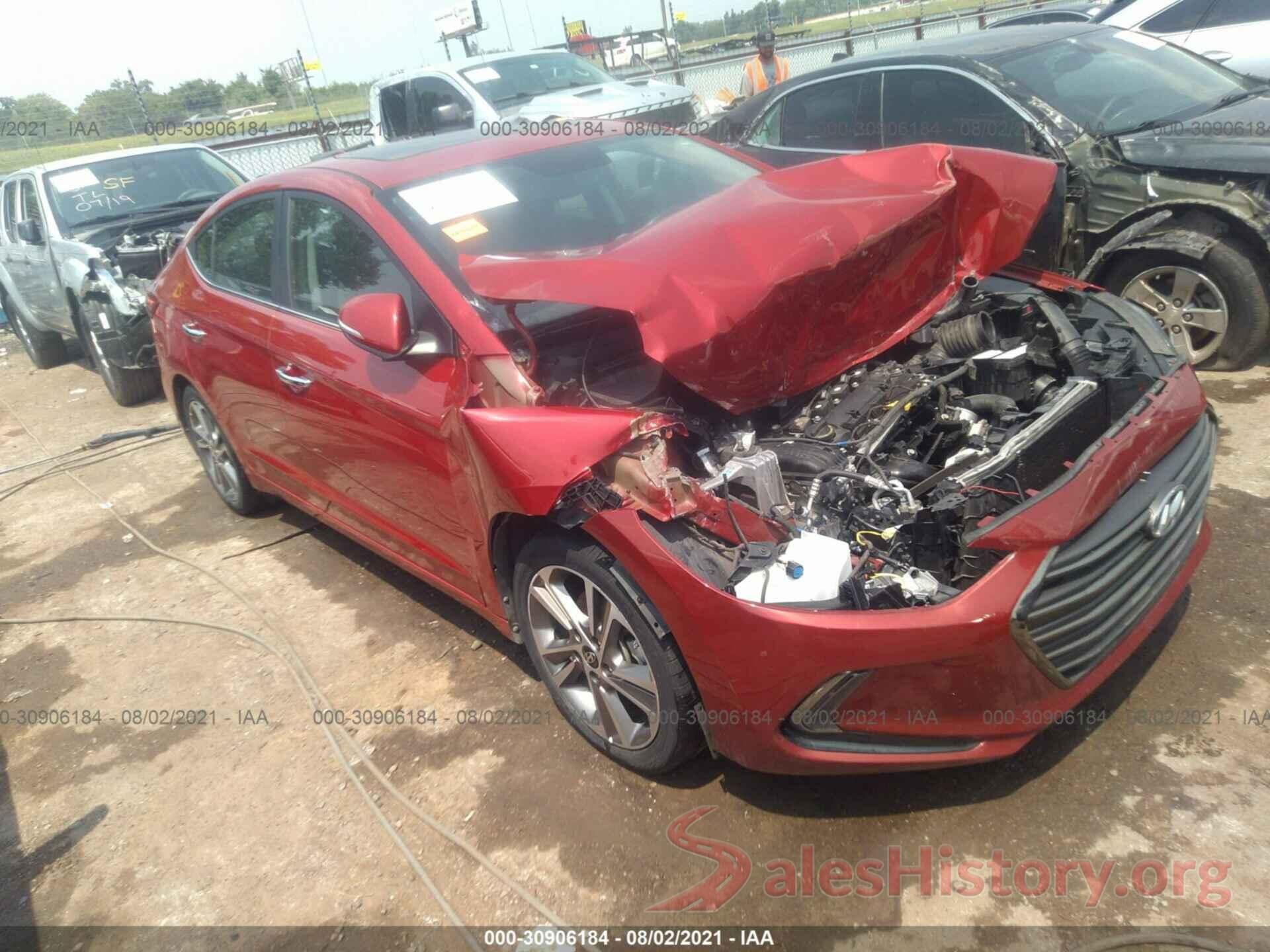 5NPD84LF3HH039956 2017 HYUNDAI ELANTRA