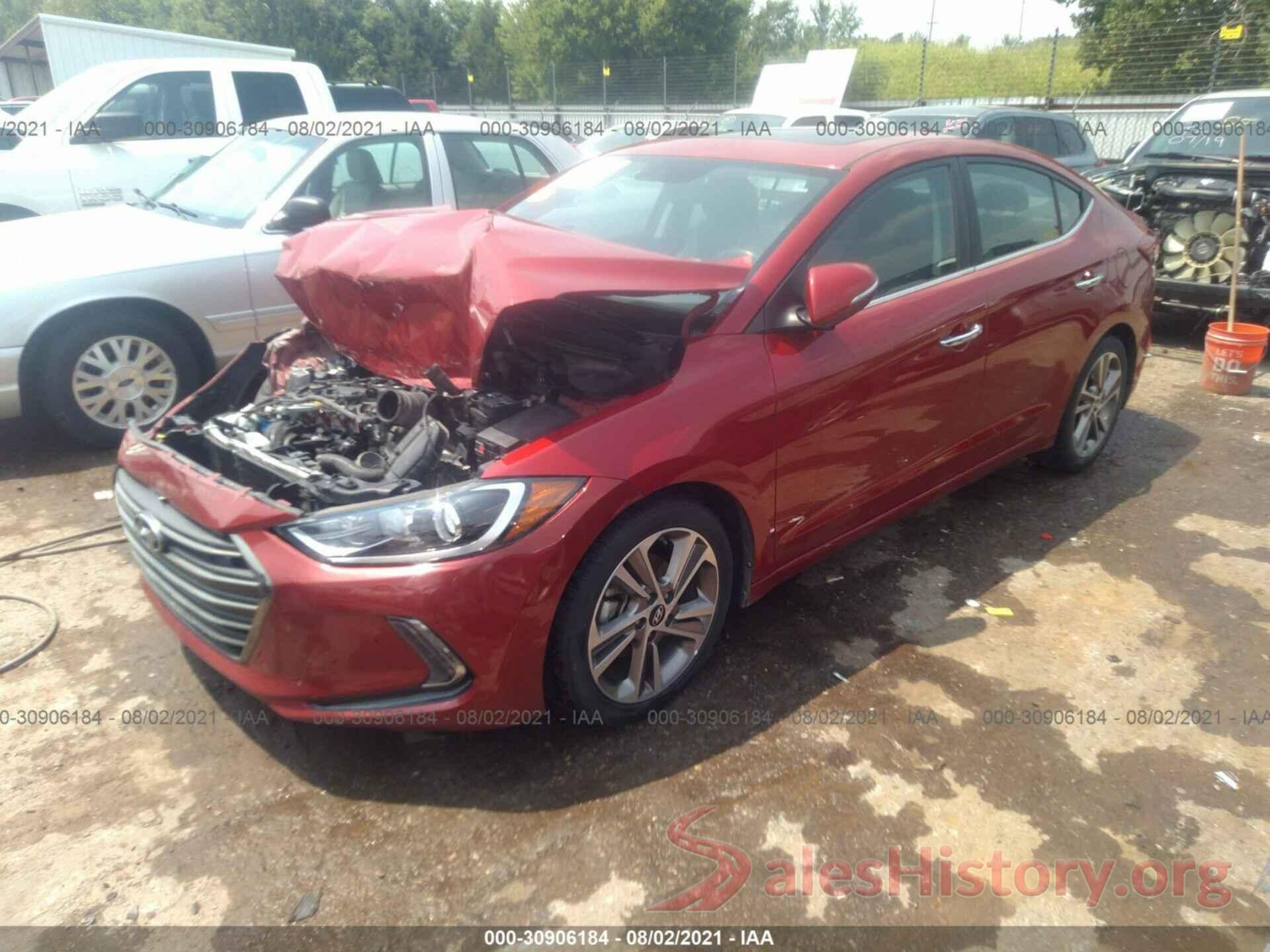 5NPD84LF3HH039956 2017 HYUNDAI ELANTRA