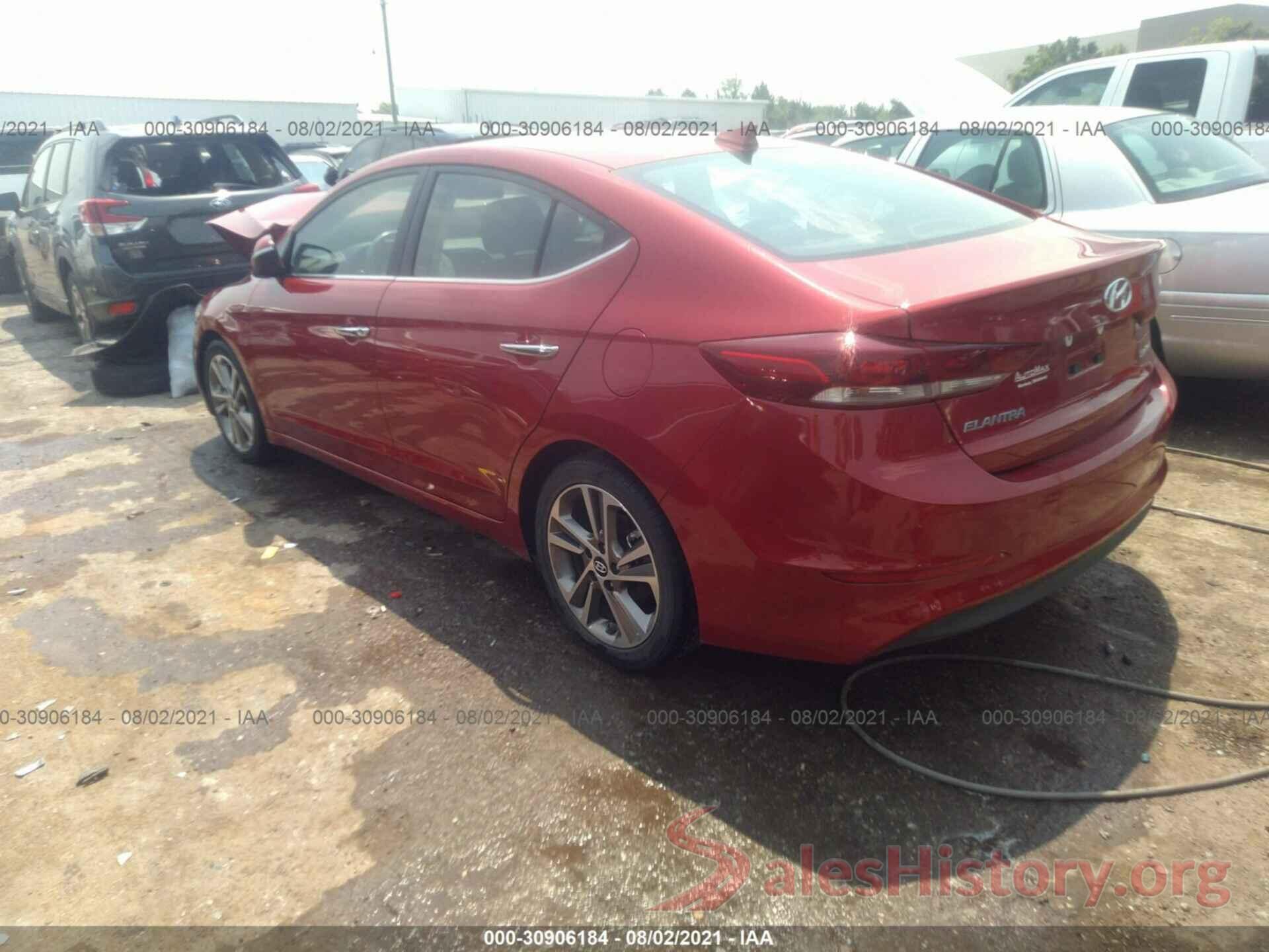 5NPD84LF3HH039956 2017 HYUNDAI ELANTRA