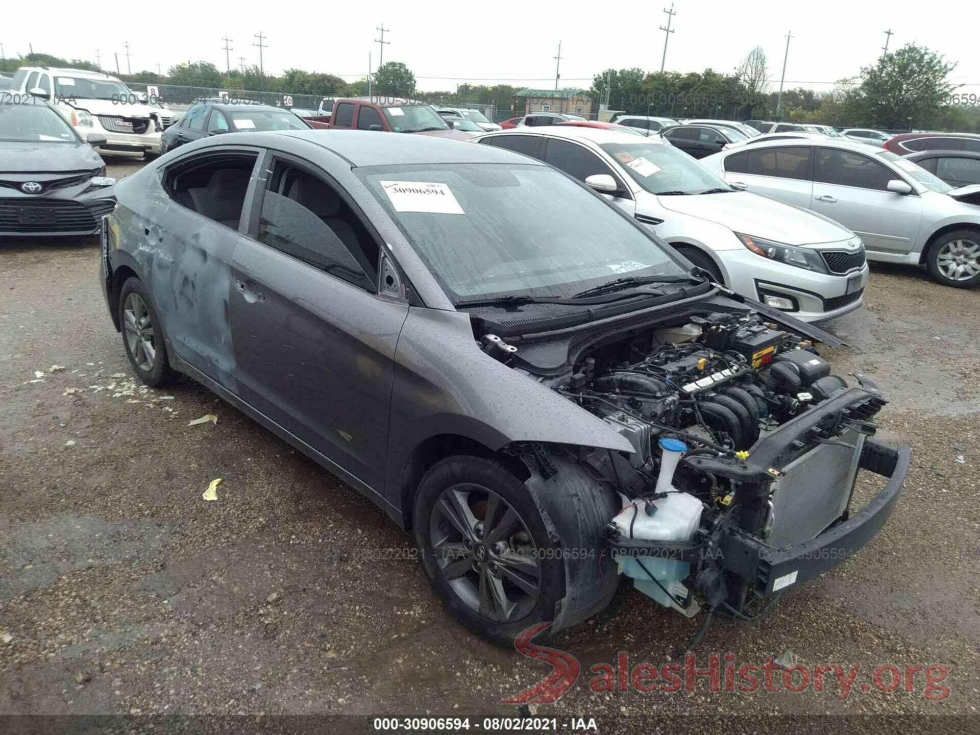 5NPD84LF6JH241101 2018 HYUNDAI ELANTRA