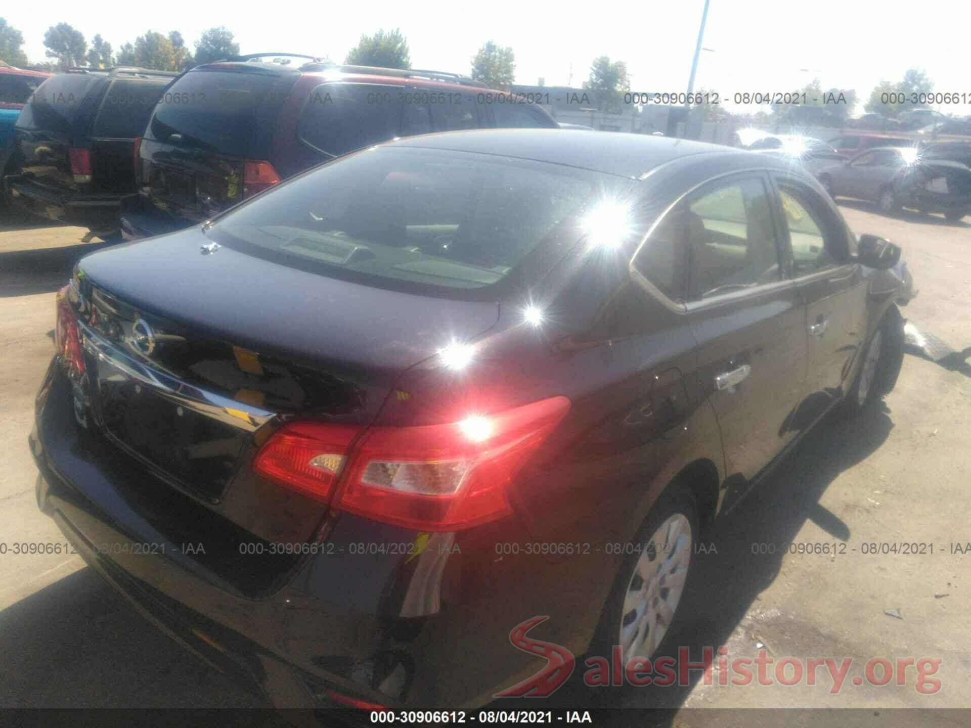 3N1AB7AP7KY204907 2019 NISSAN SENTRA