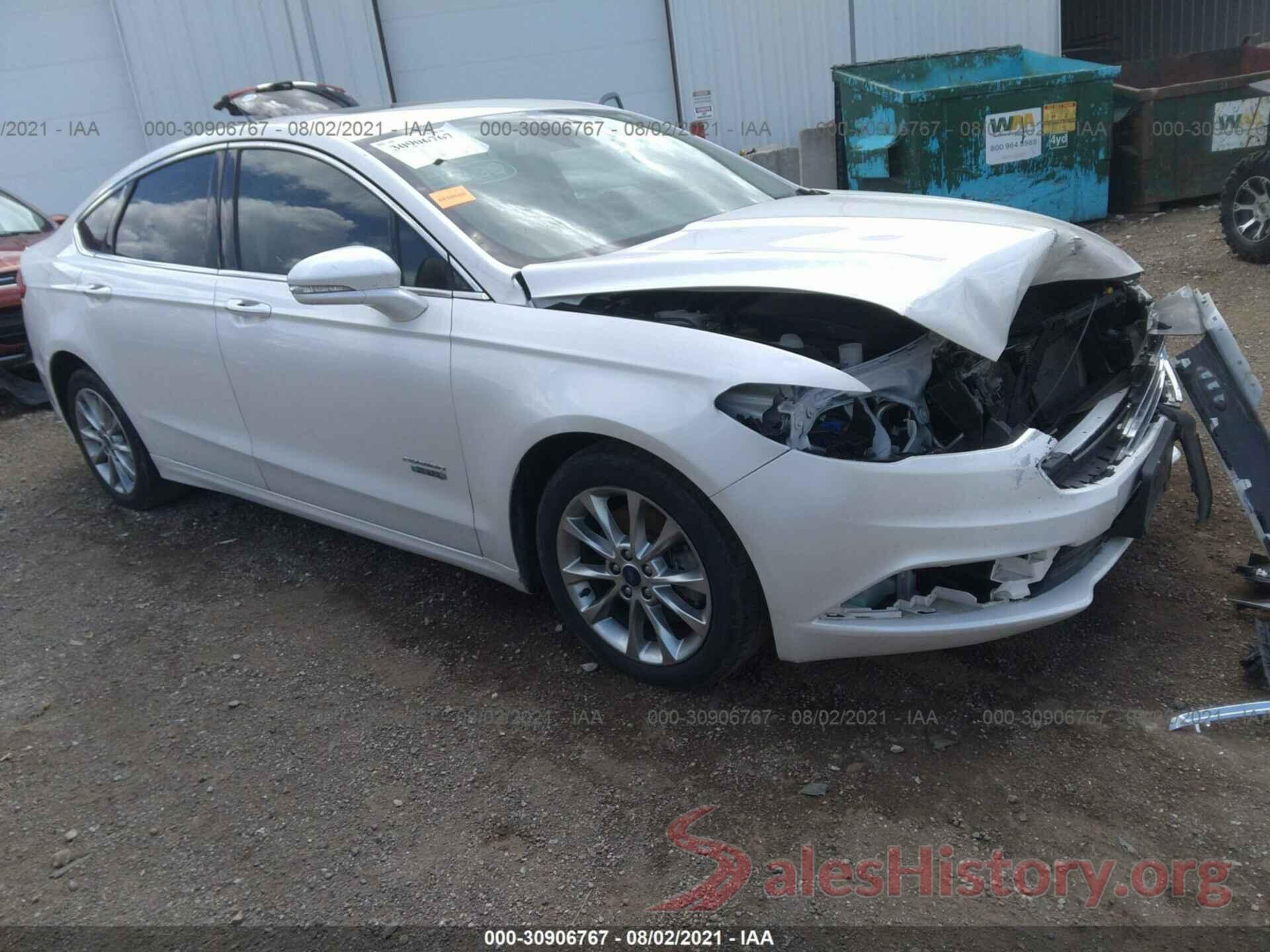 3FA6P0PU1JR143819 2018 FORD FUSION ENERGI