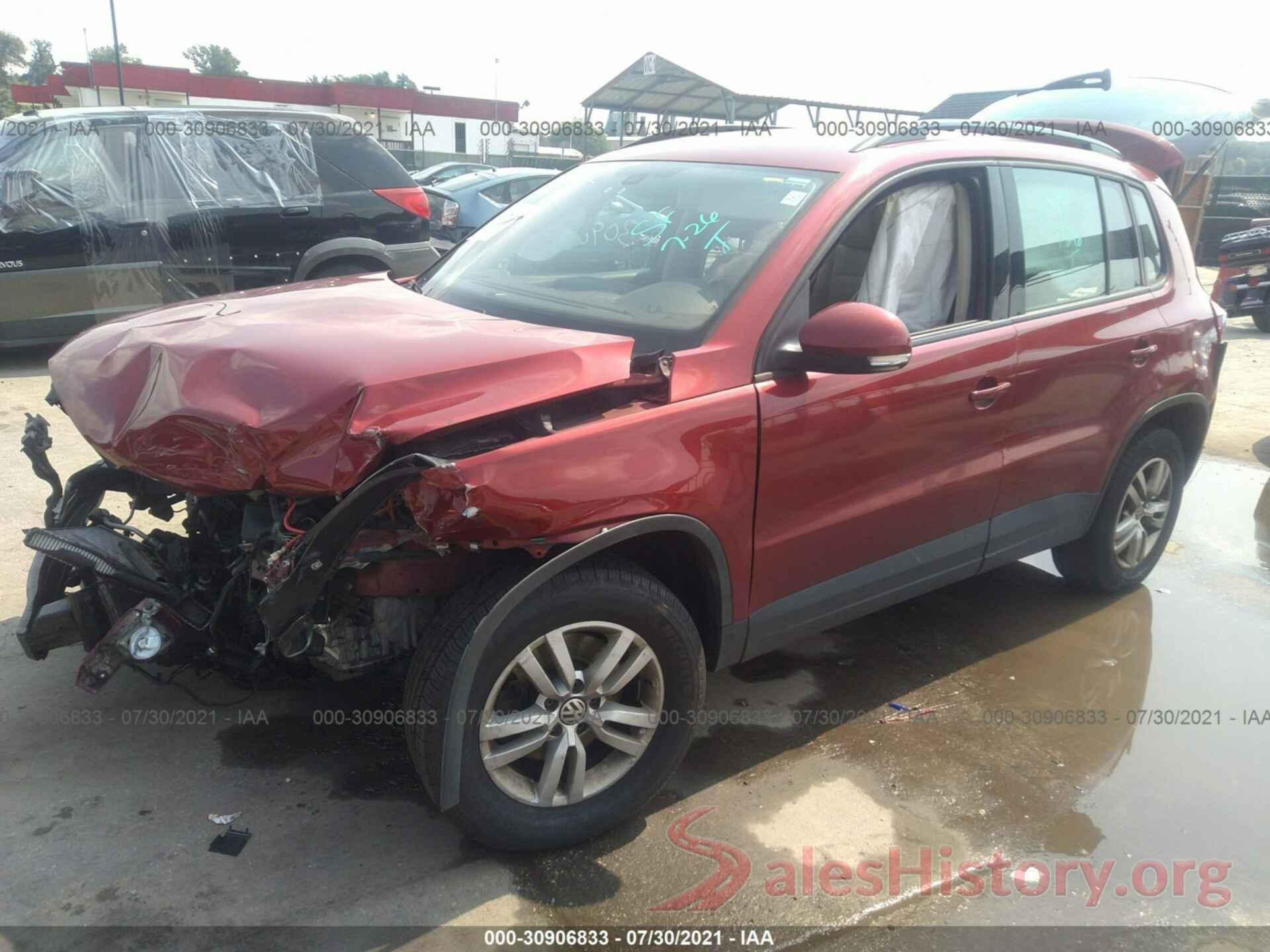 WVGBV7AX0GW057526 2016 VOLKSWAGEN TIGUAN