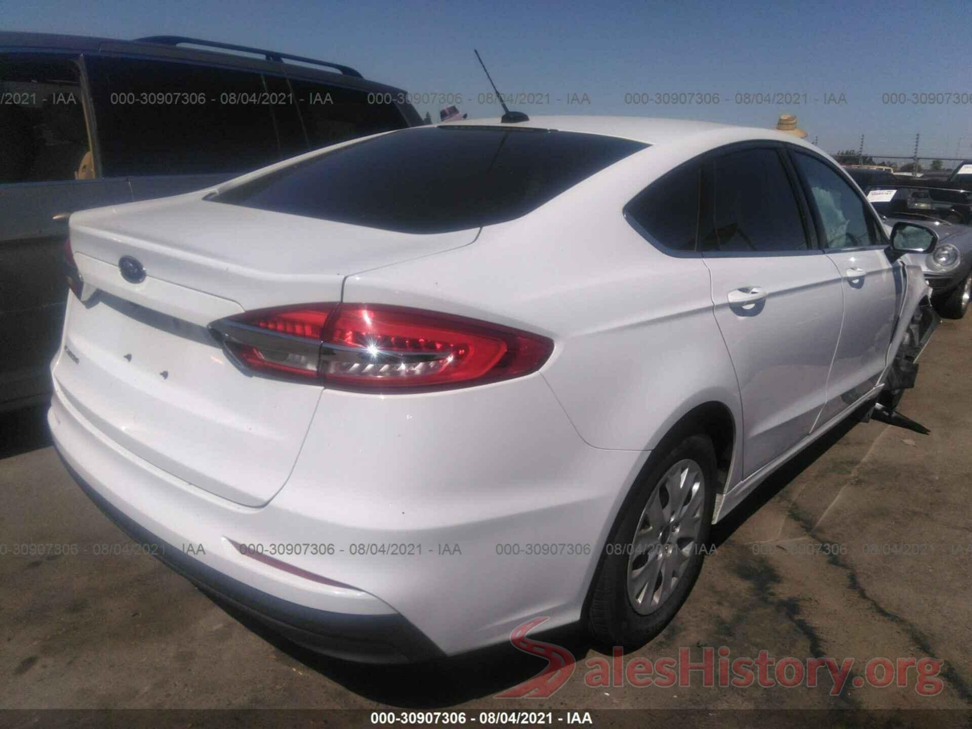 3FA6P0G76KR108639 2019 FORD FUSION