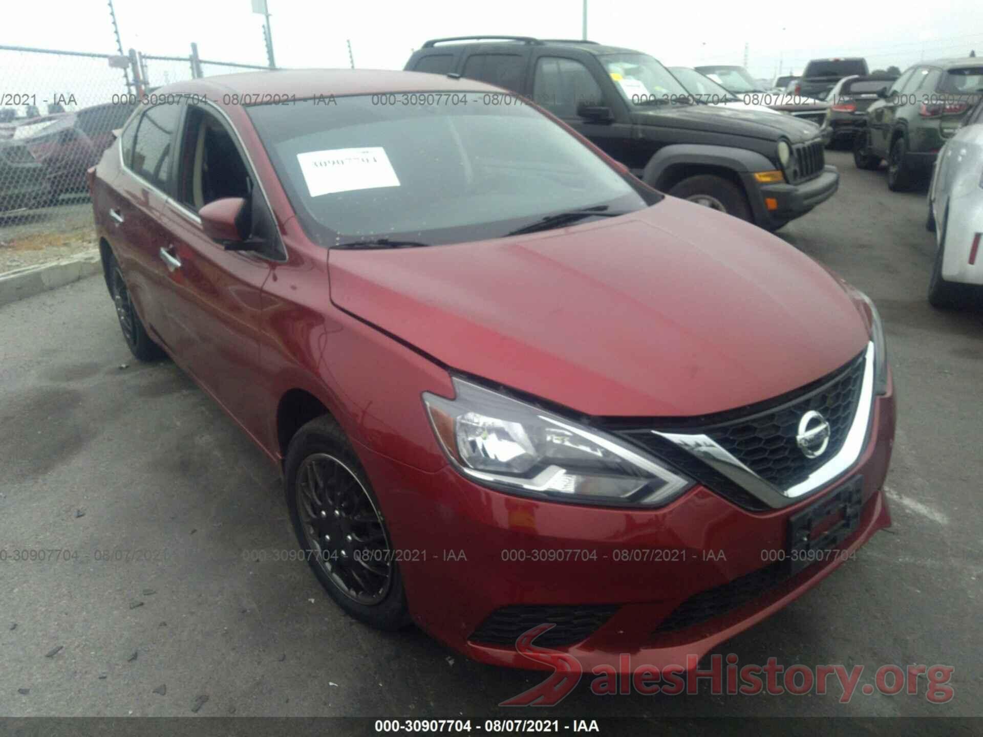 3N1AB7AP8GY232433 2016 NISSAN SENTRA