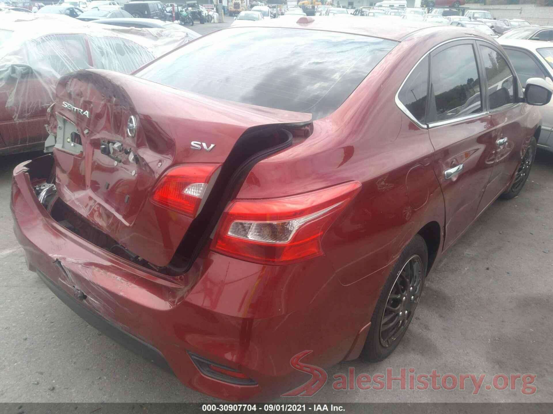 3N1AB7AP8GY232433 2016 NISSAN SENTRA