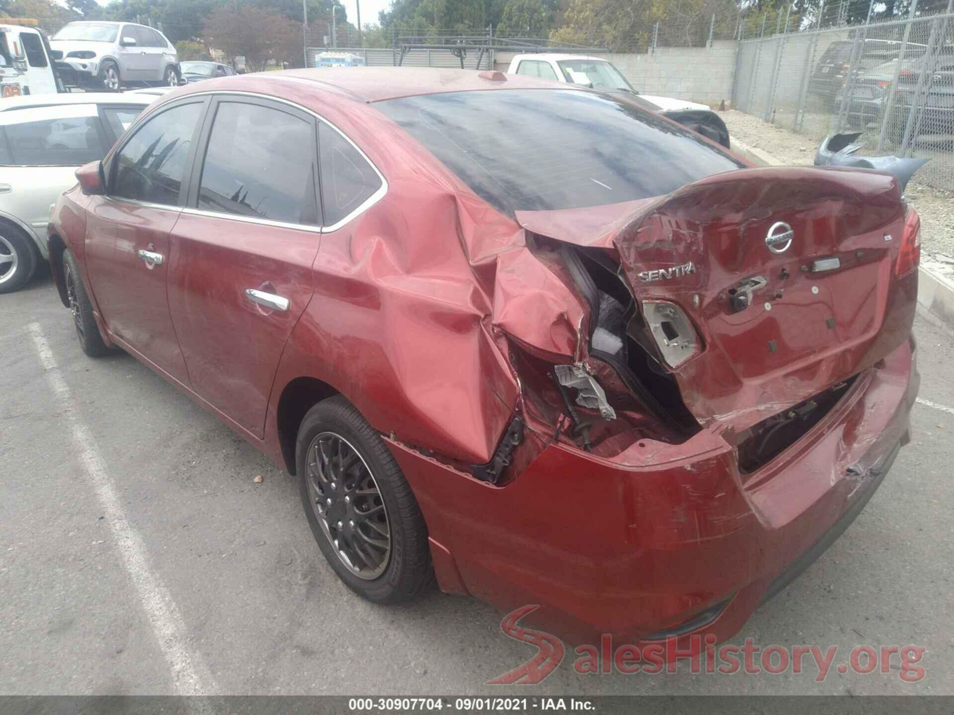 3N1AB7AP8GY232433 2016 NISSAN SENTRA