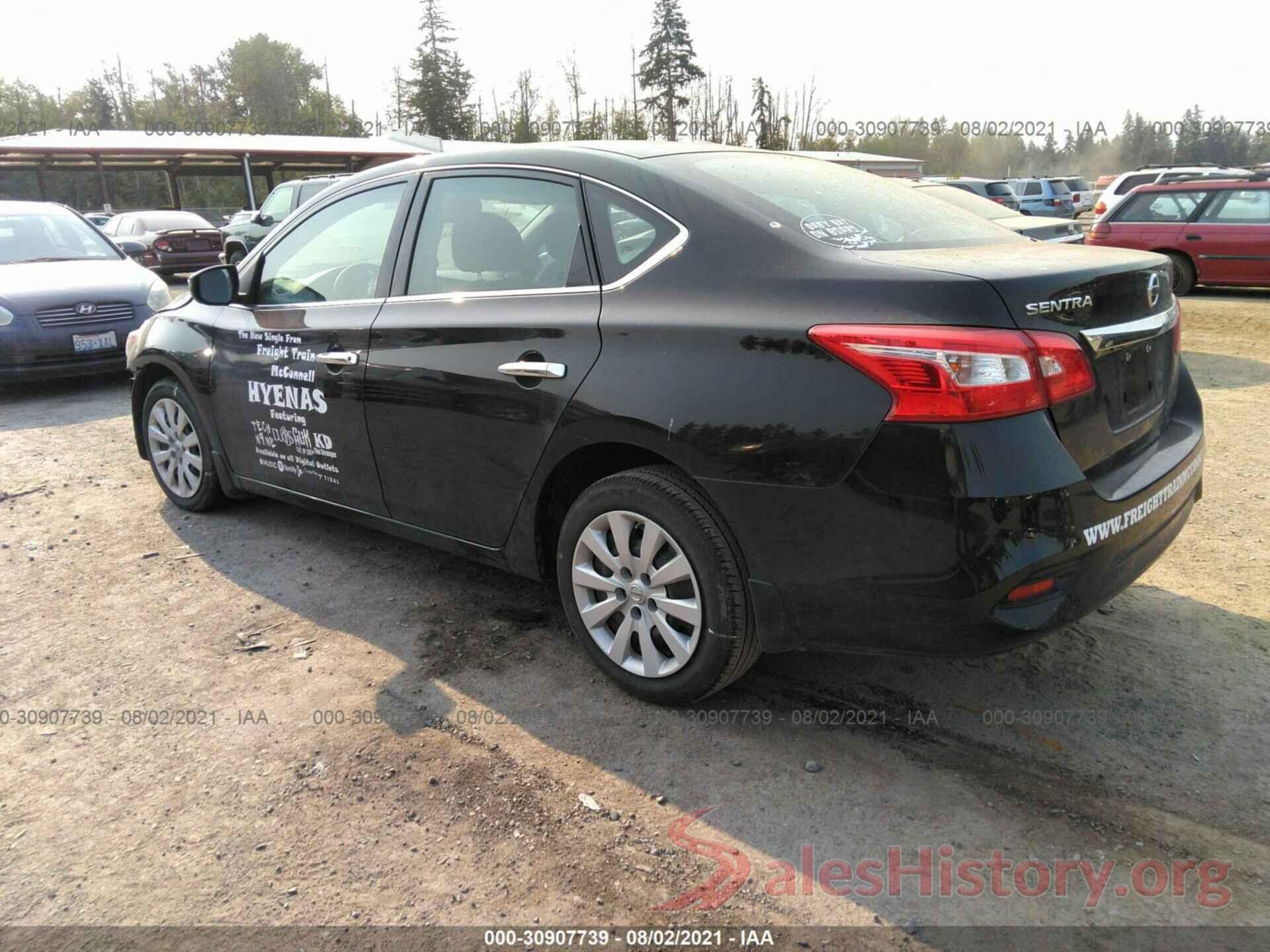 3N1AB7AP6KY323922 2019 NISSAN SENTRA