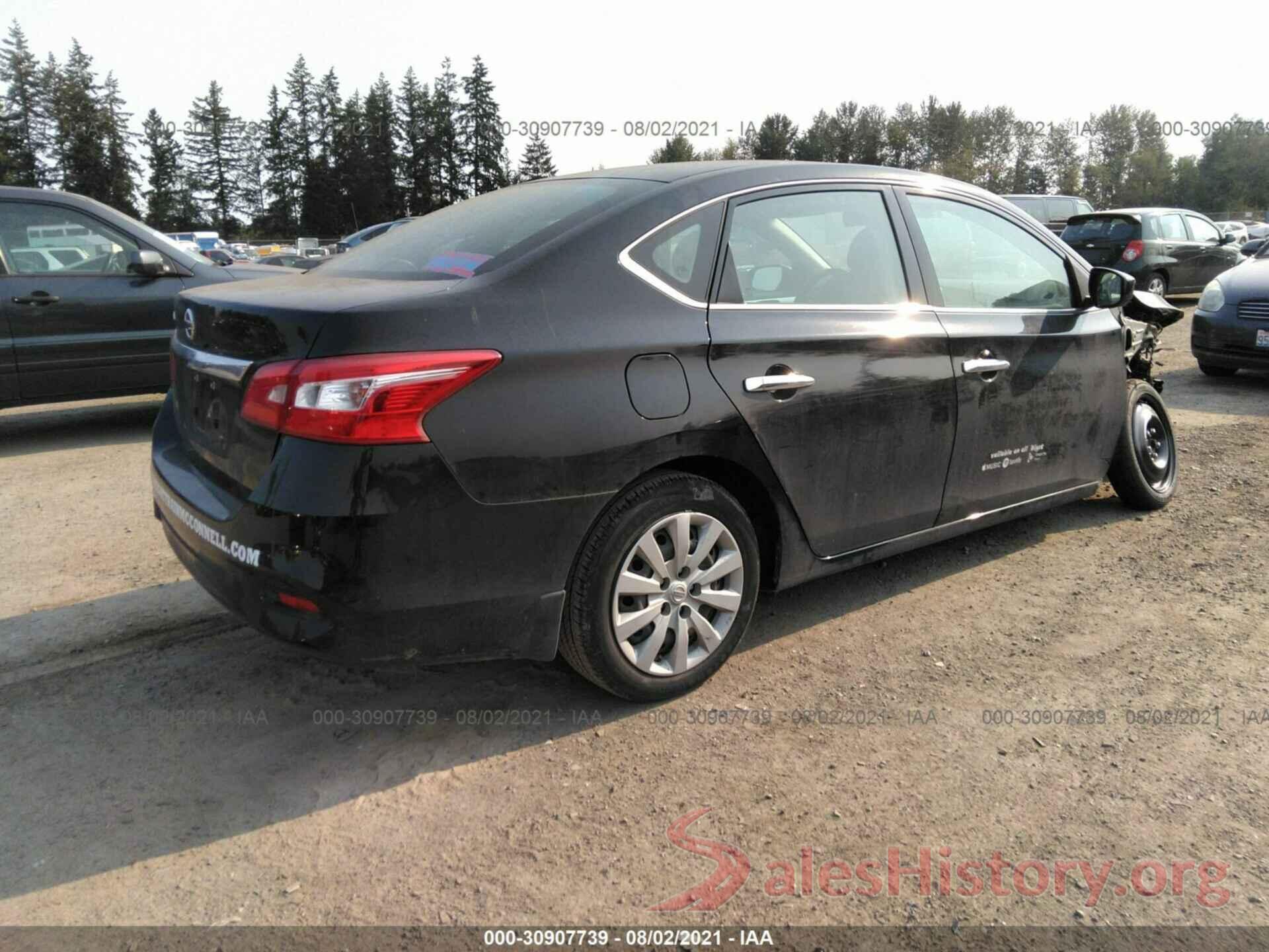 3N1AB7AP6KY323922 2019 NISSAN SENTRA