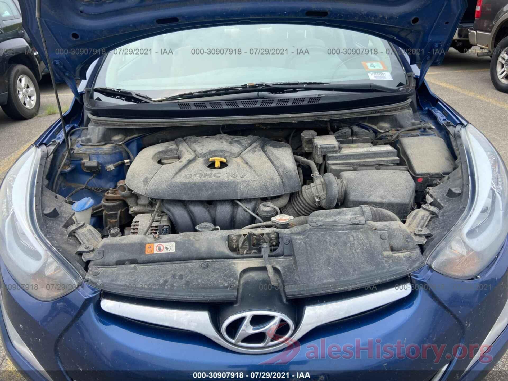 5NPDH4AE7GH703846 2016 HYUNDAI ELANTRA