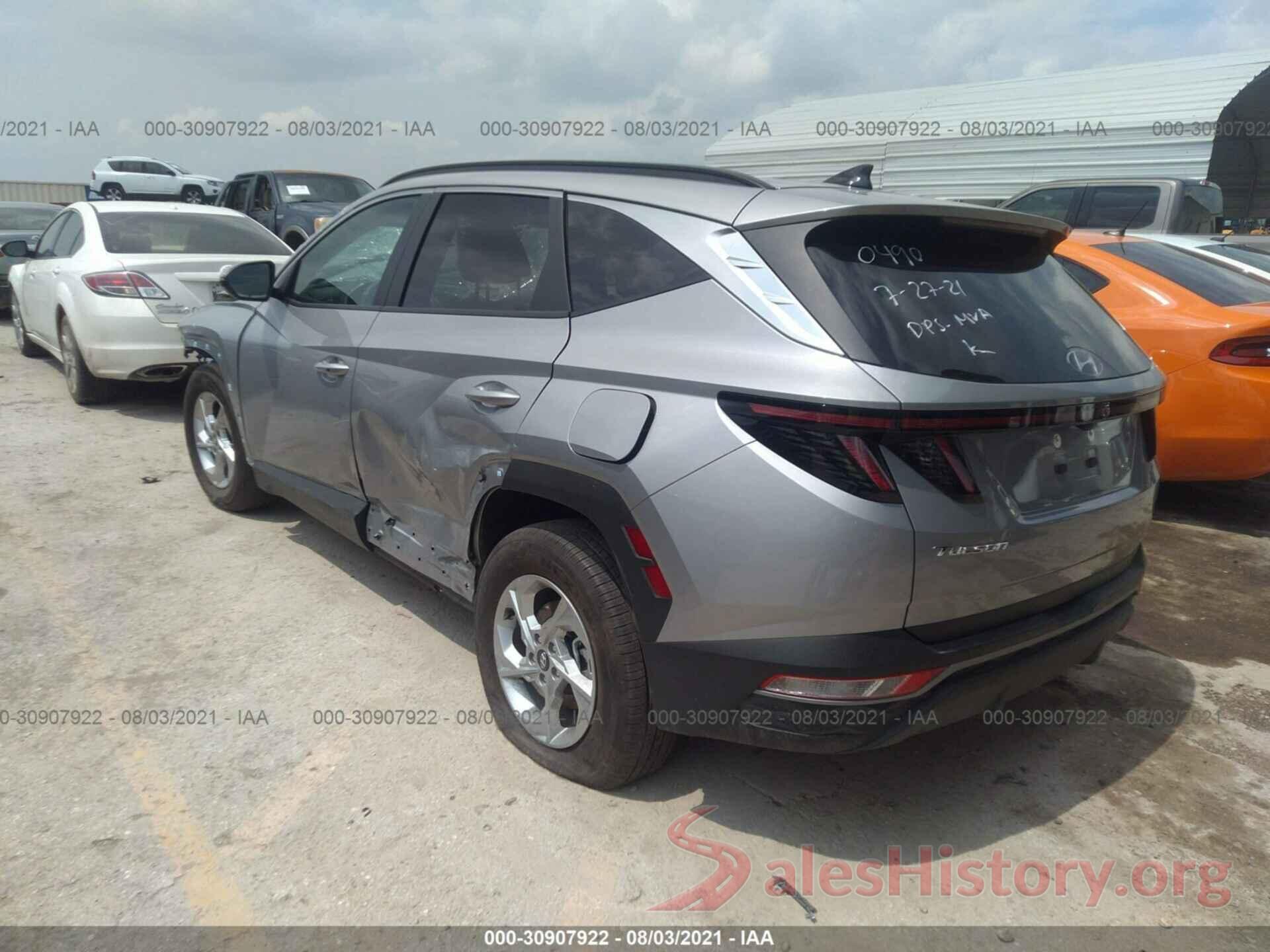 KM8JB3AE1NU020490 2022 HYUNDAI TUCSON