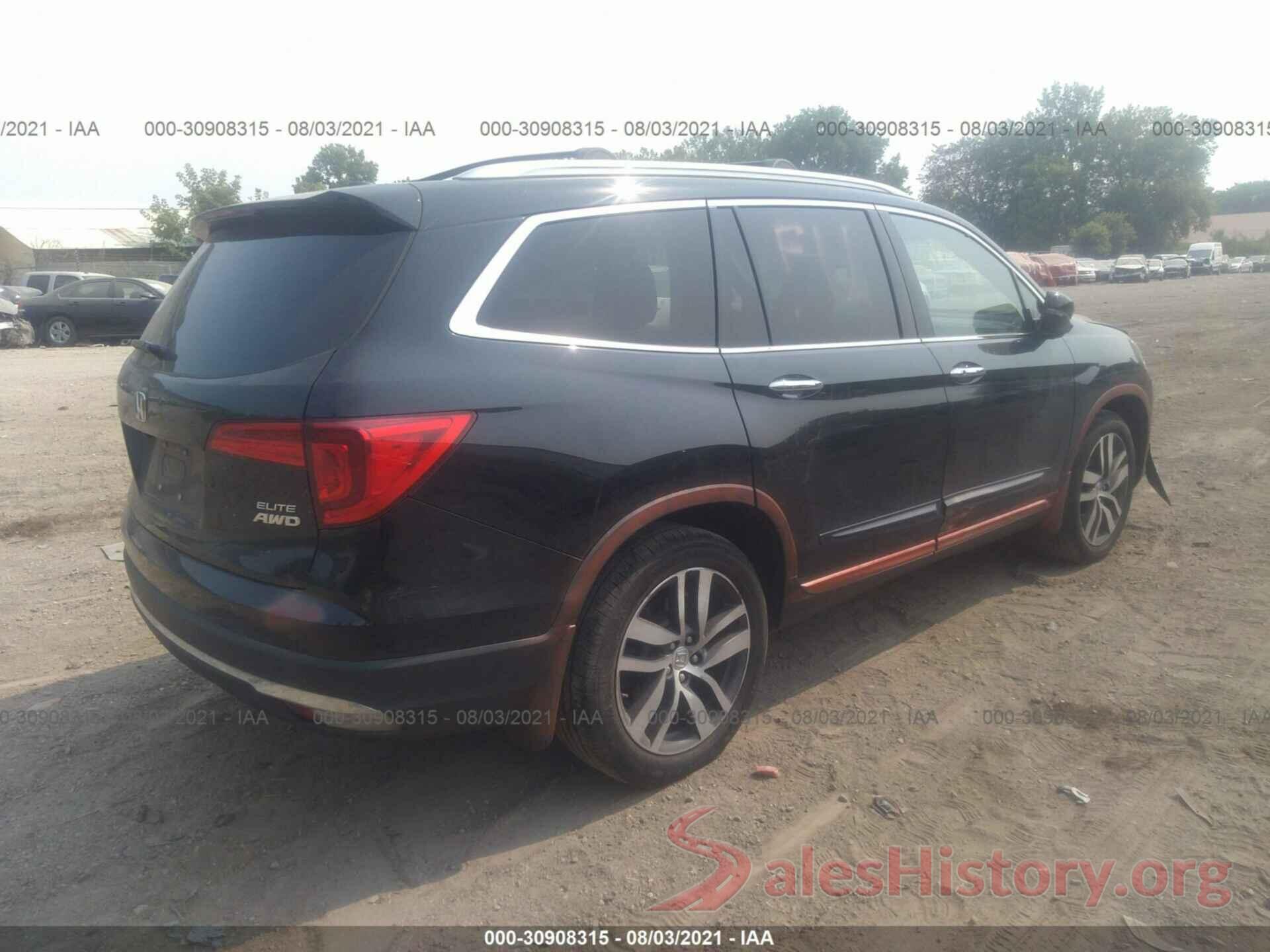 5FNYF6H01HB030534 2017 HONDA PILOT