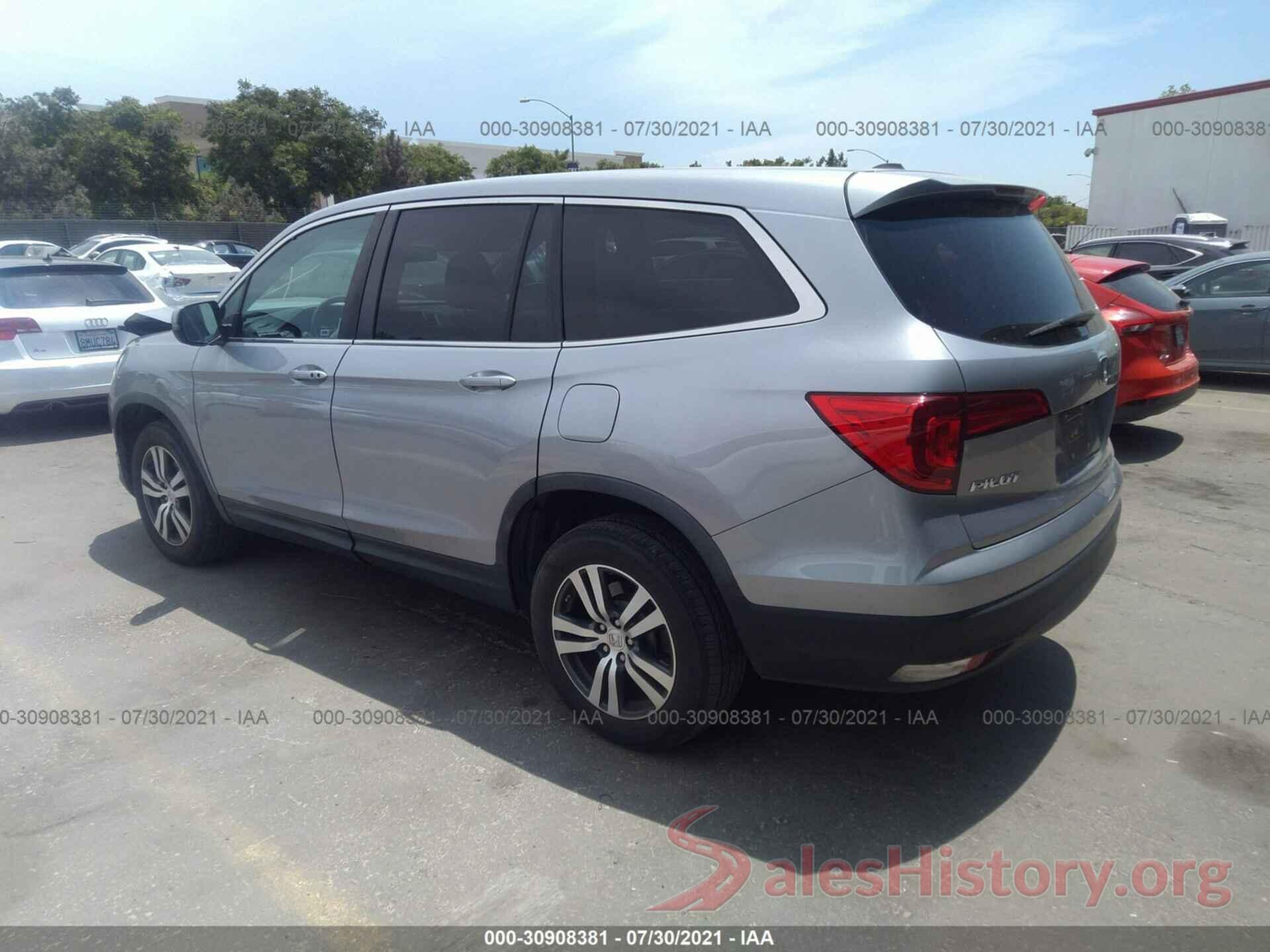 5FNYF6H50GB074731 2016 HONDA PILOT