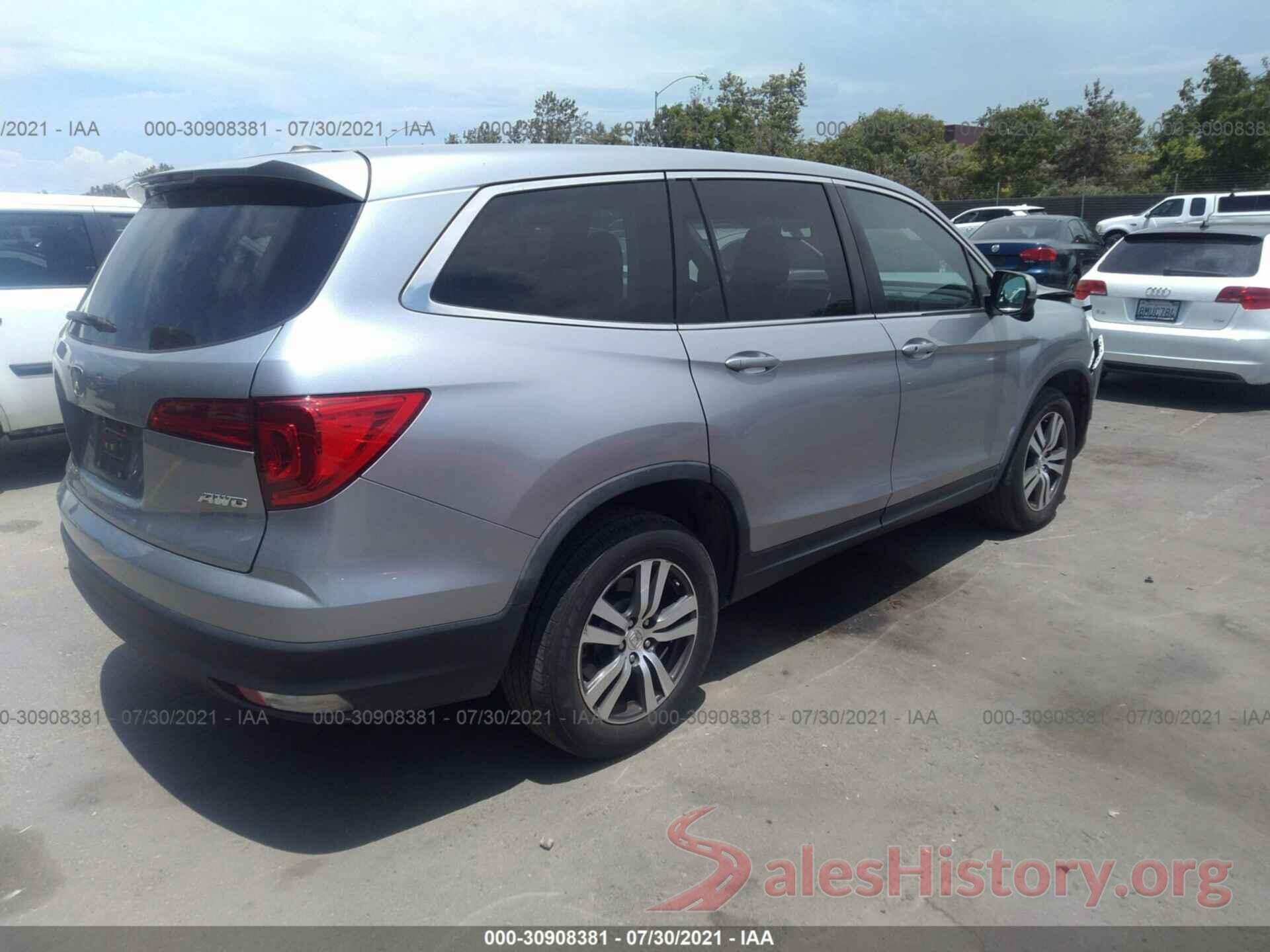 5FNYF6H50GB074731 2016 HONDA PILOT