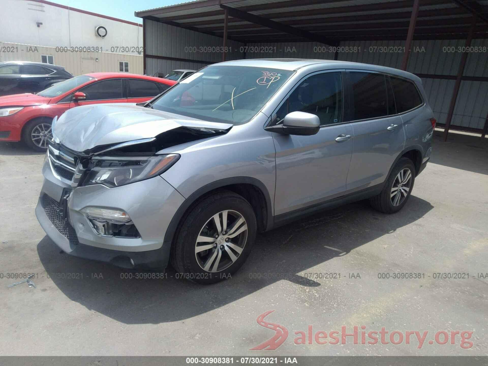 5FNYF6H50GB074731 2016 HONDA PILOT