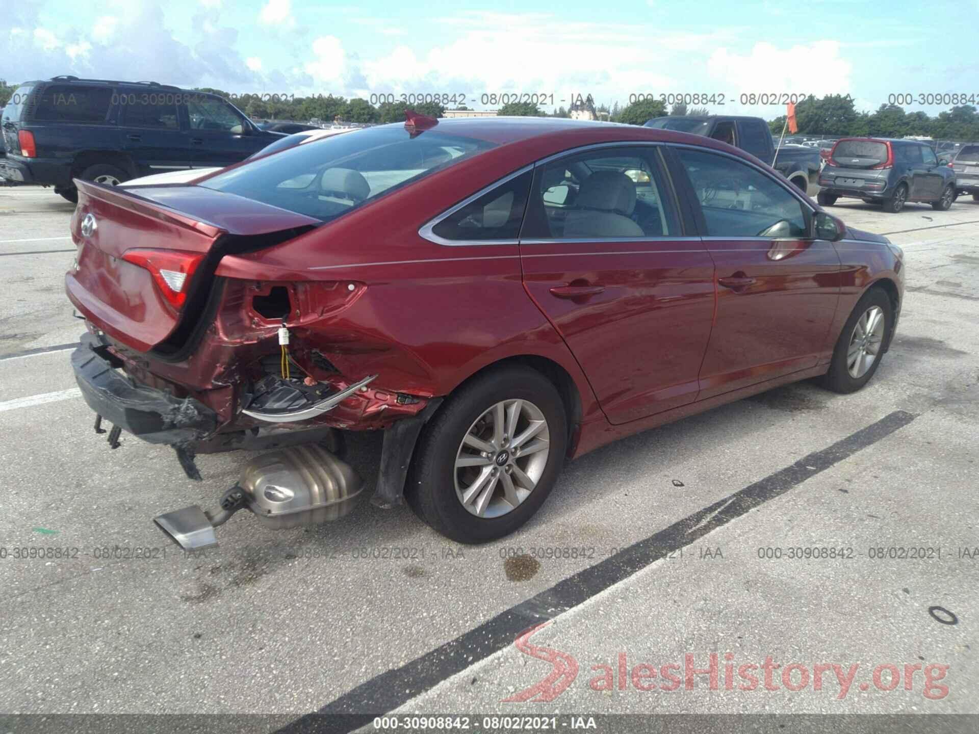 5NPE24AF5GH378936 2016 HYUNDAI SONATA