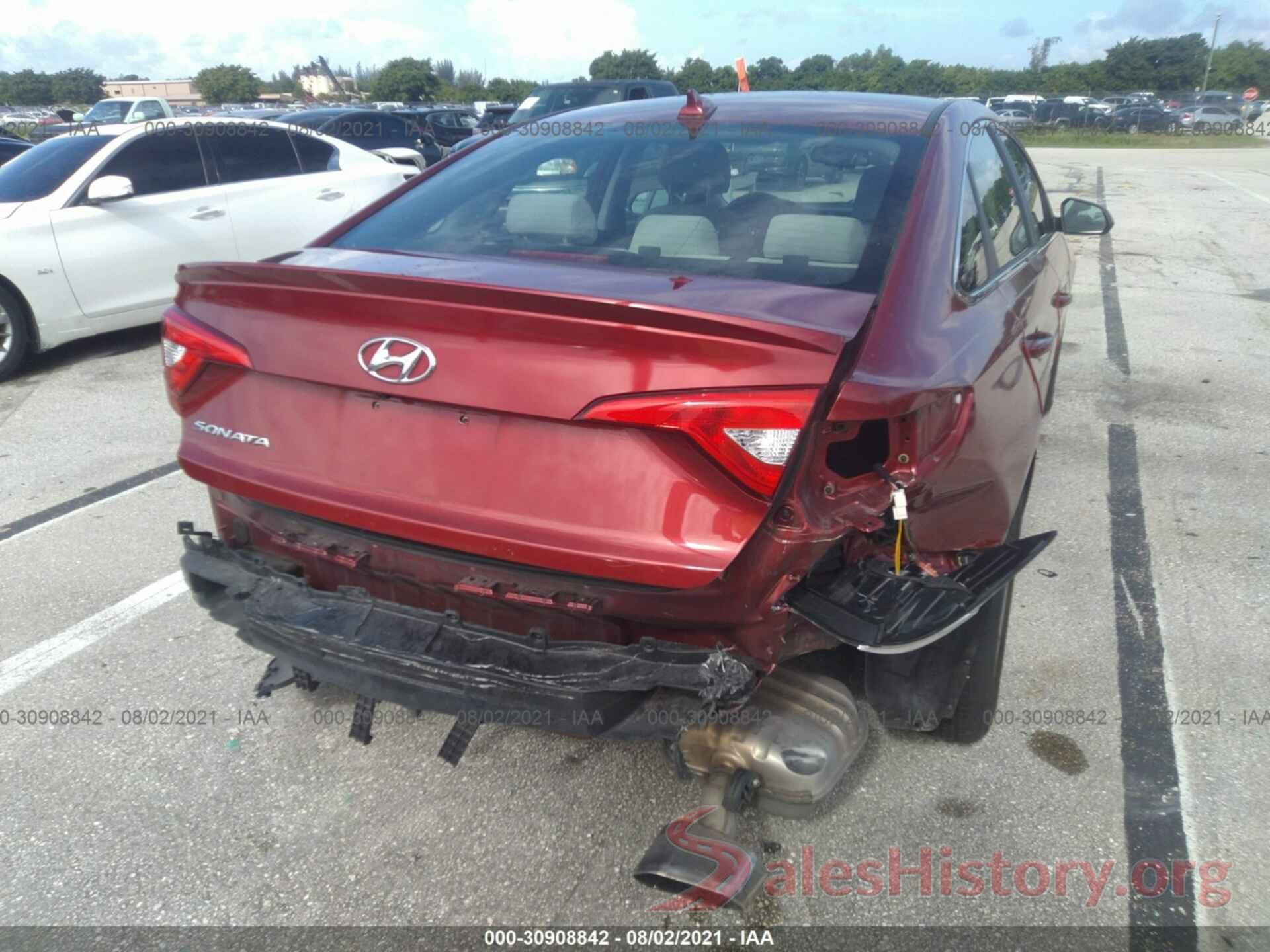 5NPE24AF5GH378936 2016 HYUNDAI SONATA