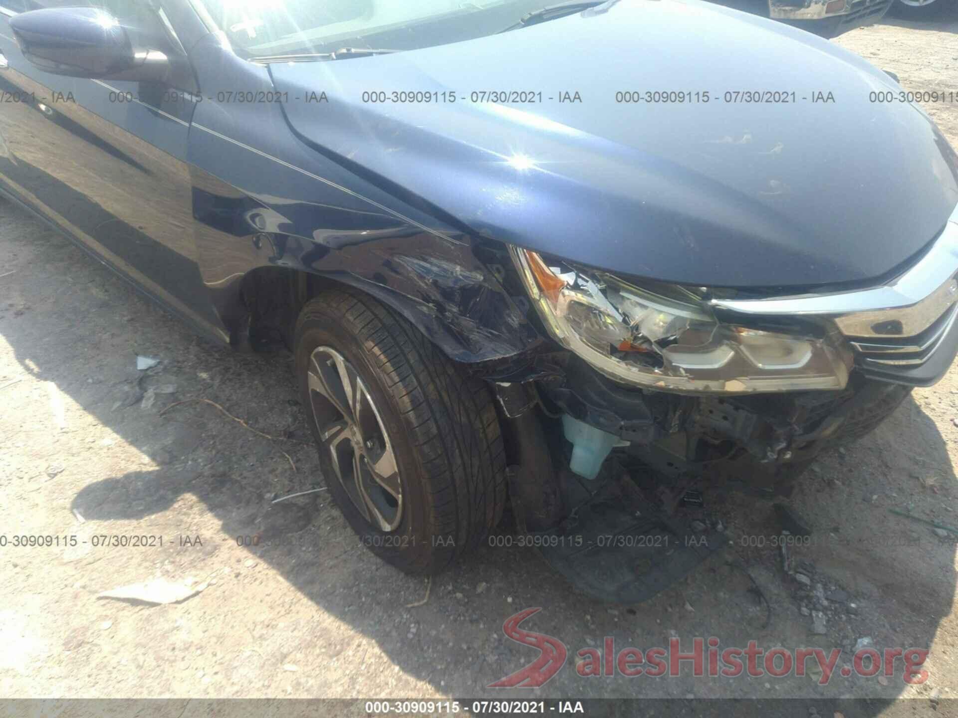 1HGCR2F39GA050627 2016 HONDA ACCORD SEDAN