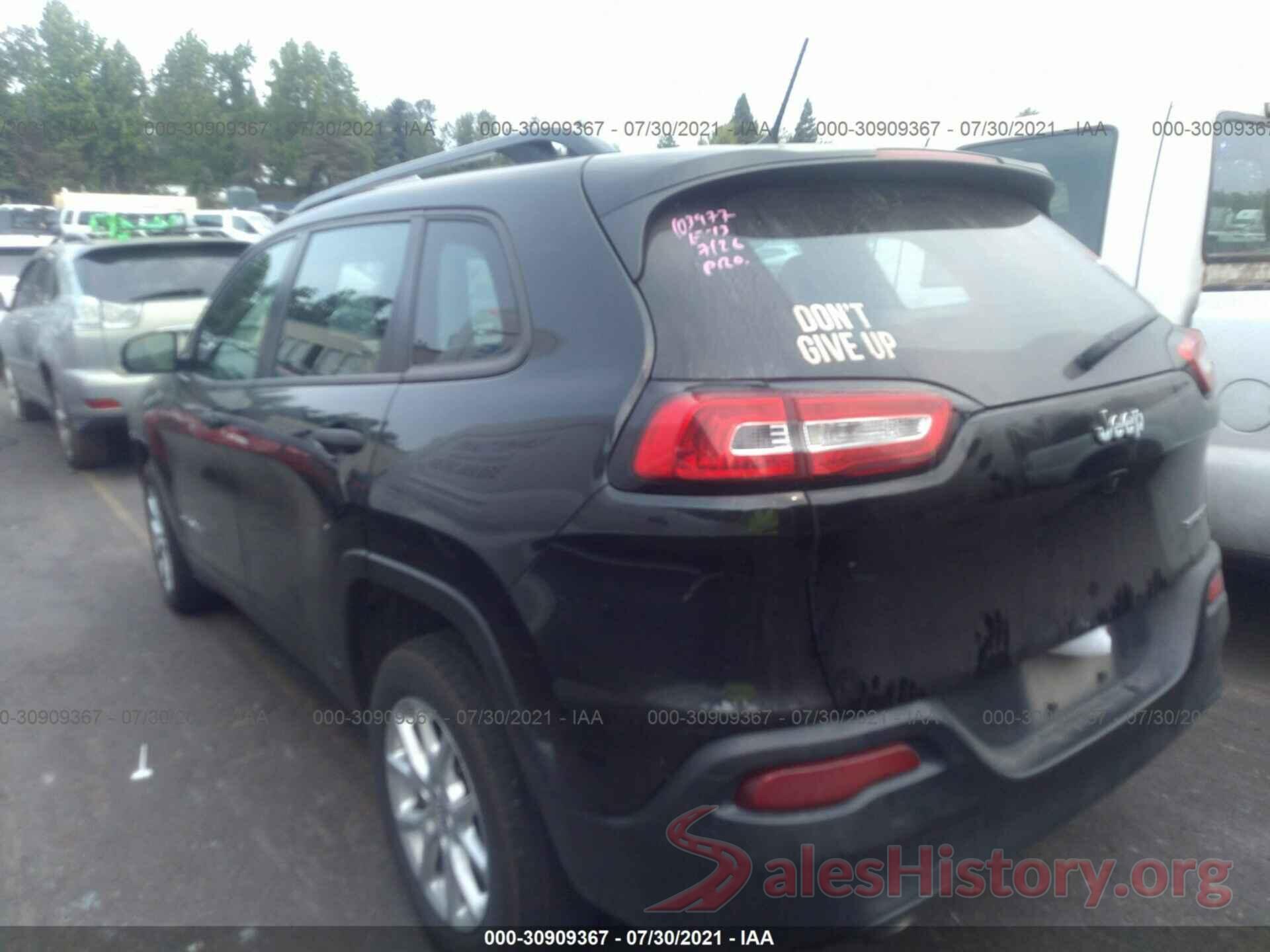 1C4PJLAB3GW127703 2016 JEEP CHEROKEE