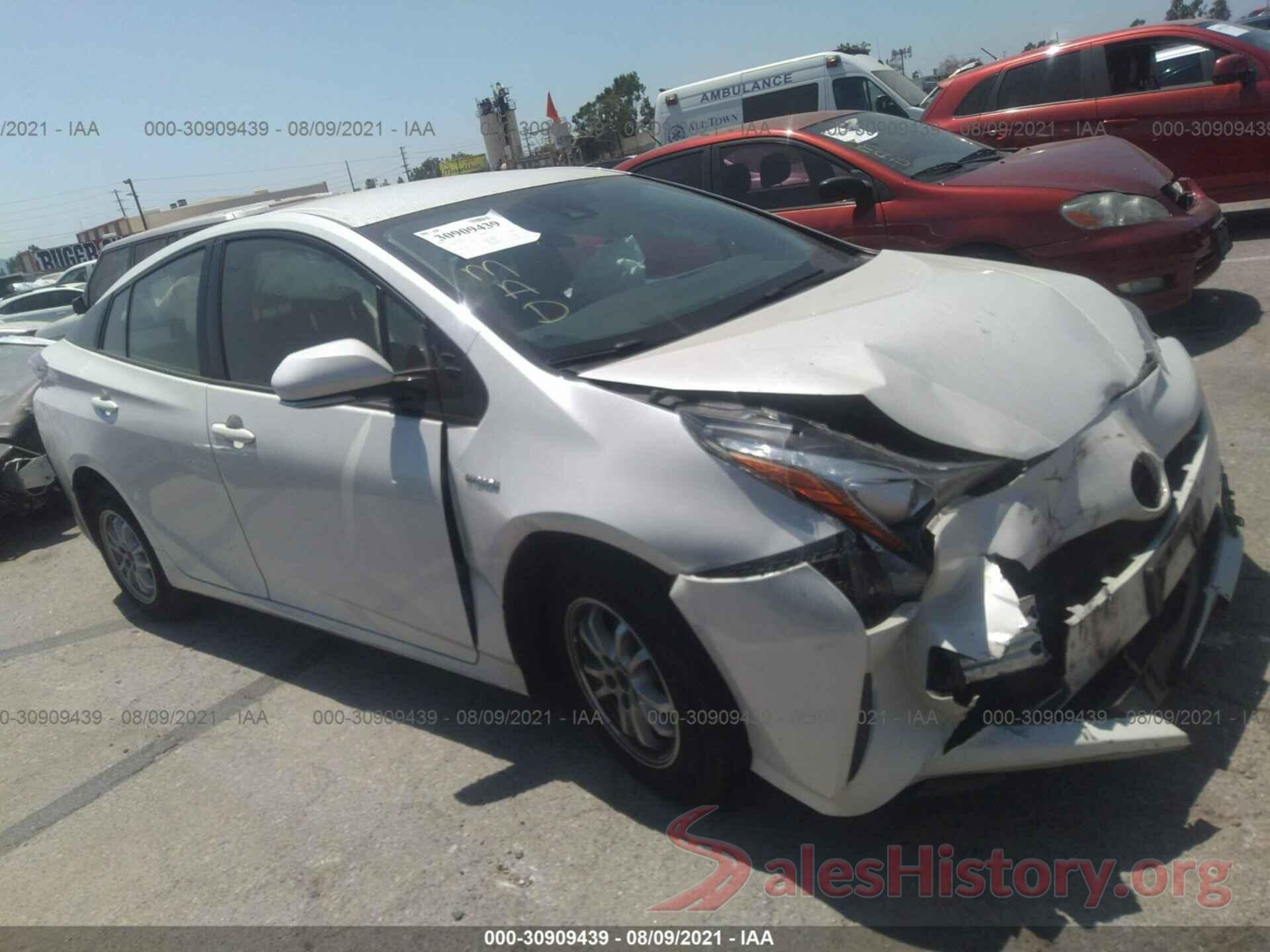 JTDKBRFU4J3079707 2018 TOYOTA PRIUS