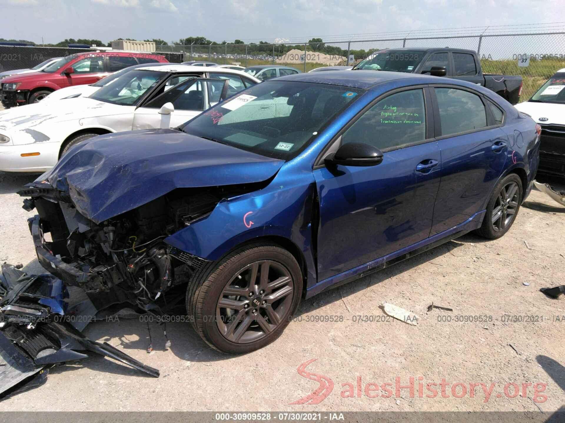 3KPF34AD9ME318173 2021 KIA FORTE