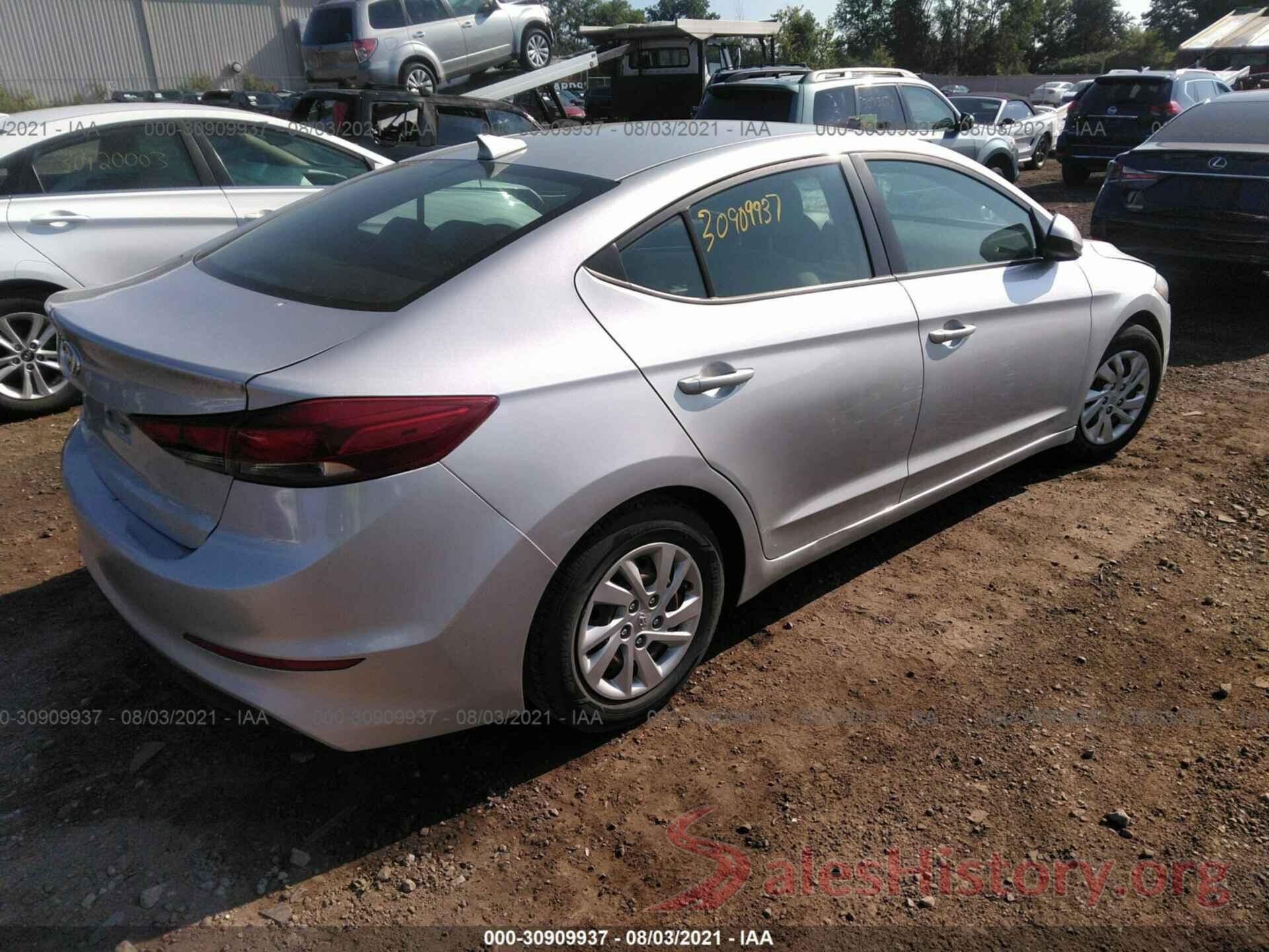 5NPD74LFXHH067305 2017 HYUNDAI ELANTRA