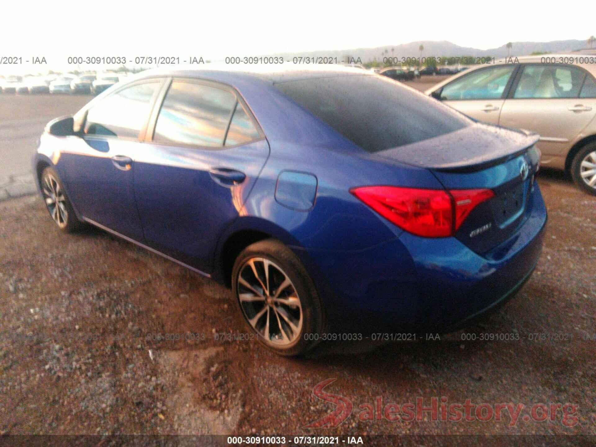 2T1BURHEXHC783914 2017 TOYOTA COROLLA