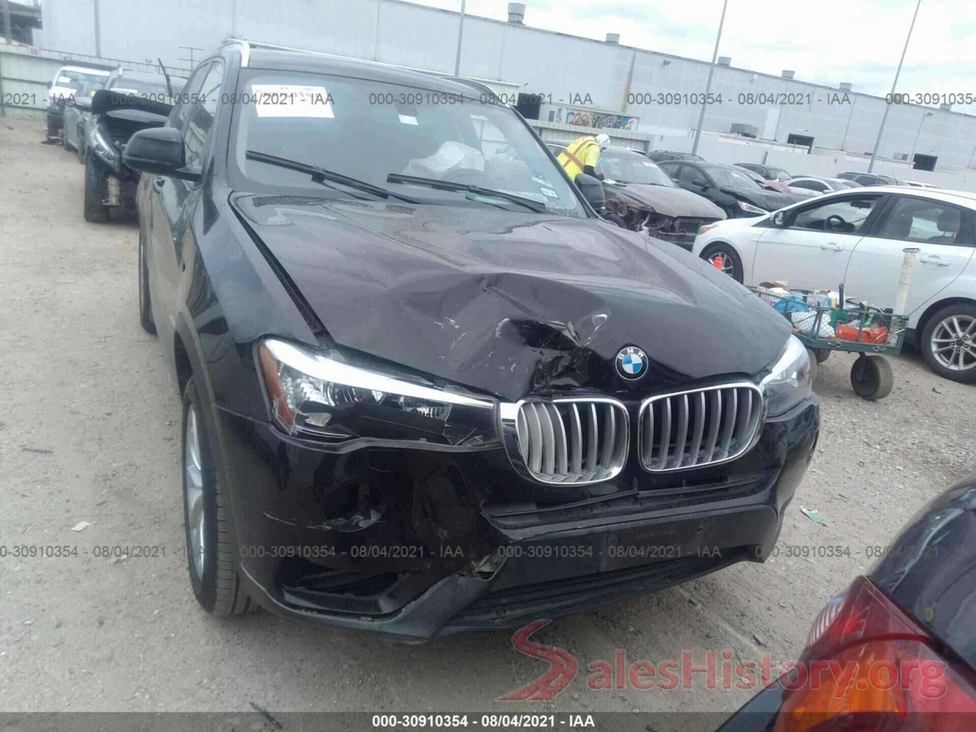 5UXWZ7C34H0V93516 2017 BMW X3