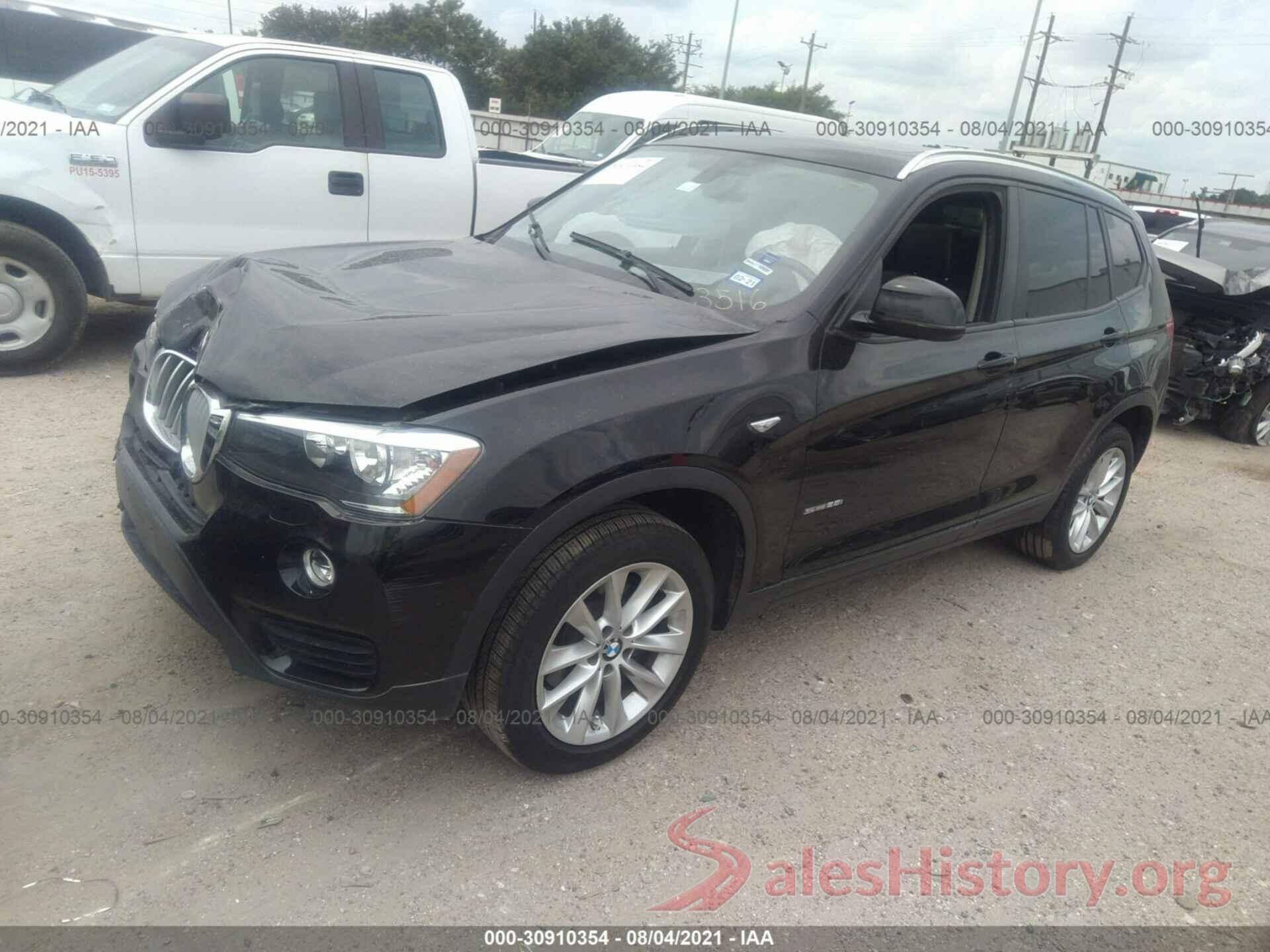 5UXWZ7C34H0V93516 2017 BMW X3