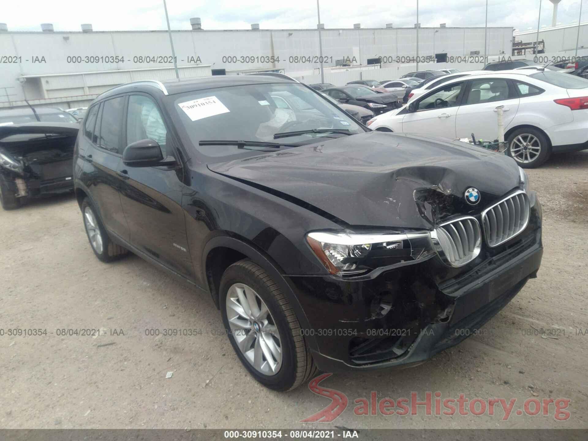 5UXWZ7C34H0V93516 2017 BMW X3