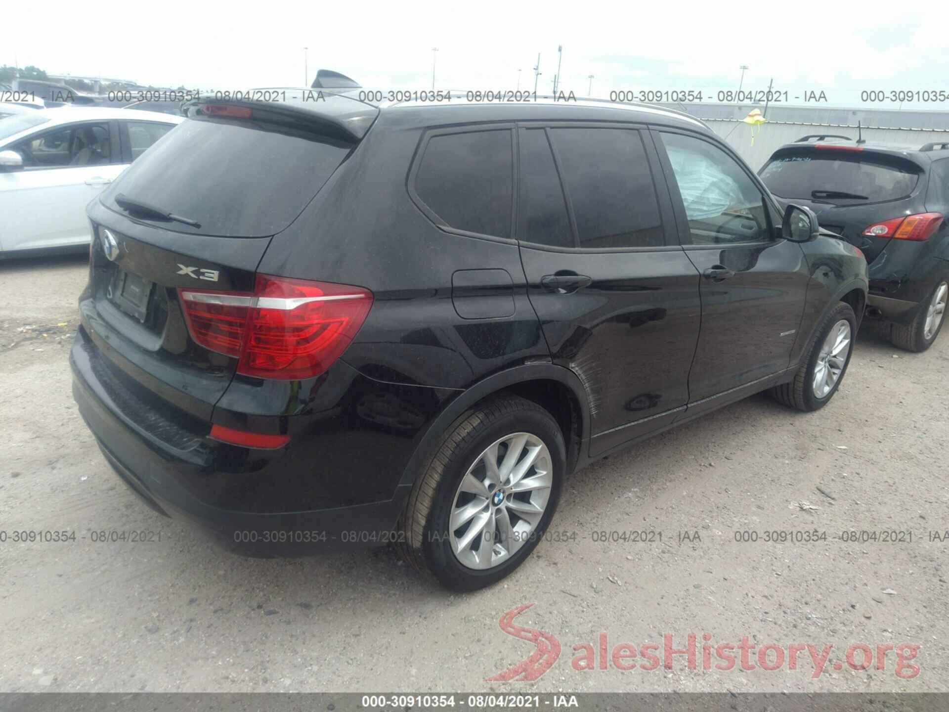 5UXWZ7C34H0V93516 2017 BMW X3