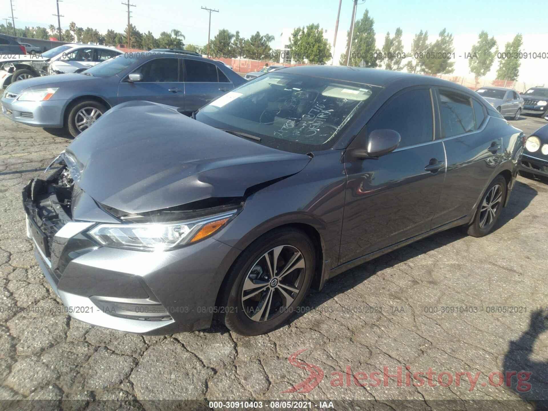 3N1AB8CV3LY217821 2020 NISSAN SENTRA