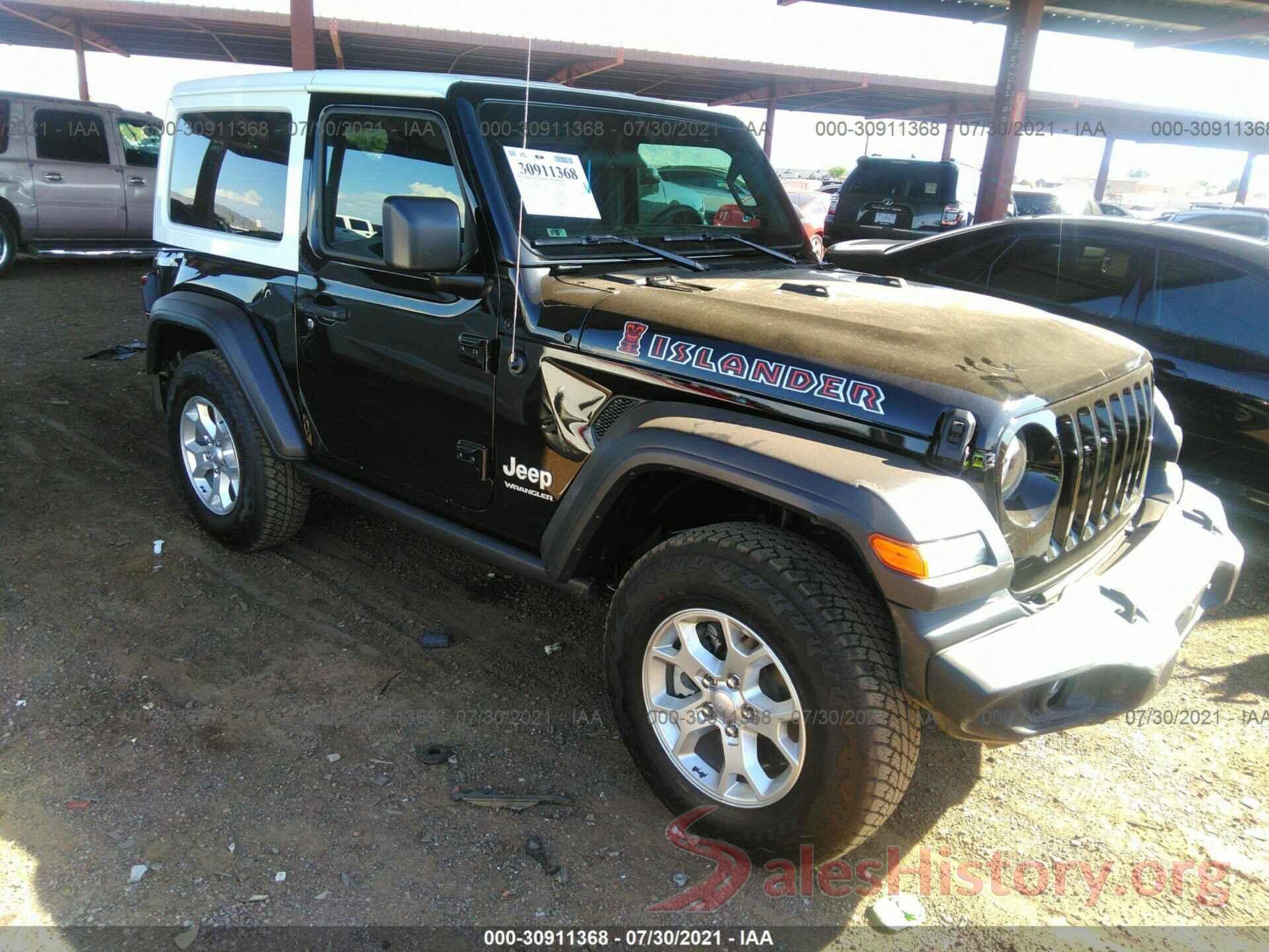 1C4GJXAN1MW726421 2021 JEEP WRANGLER