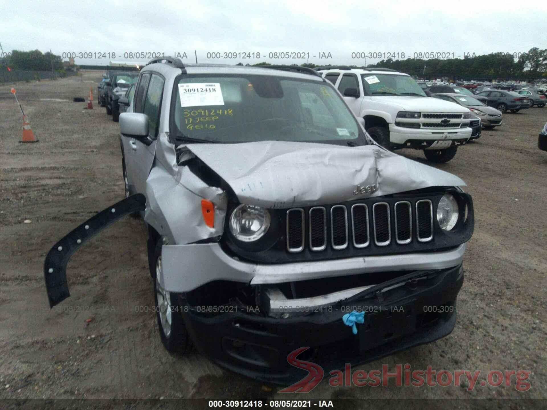 ZACCJBBB7HPF50774 2017 JEEP RENEGADE