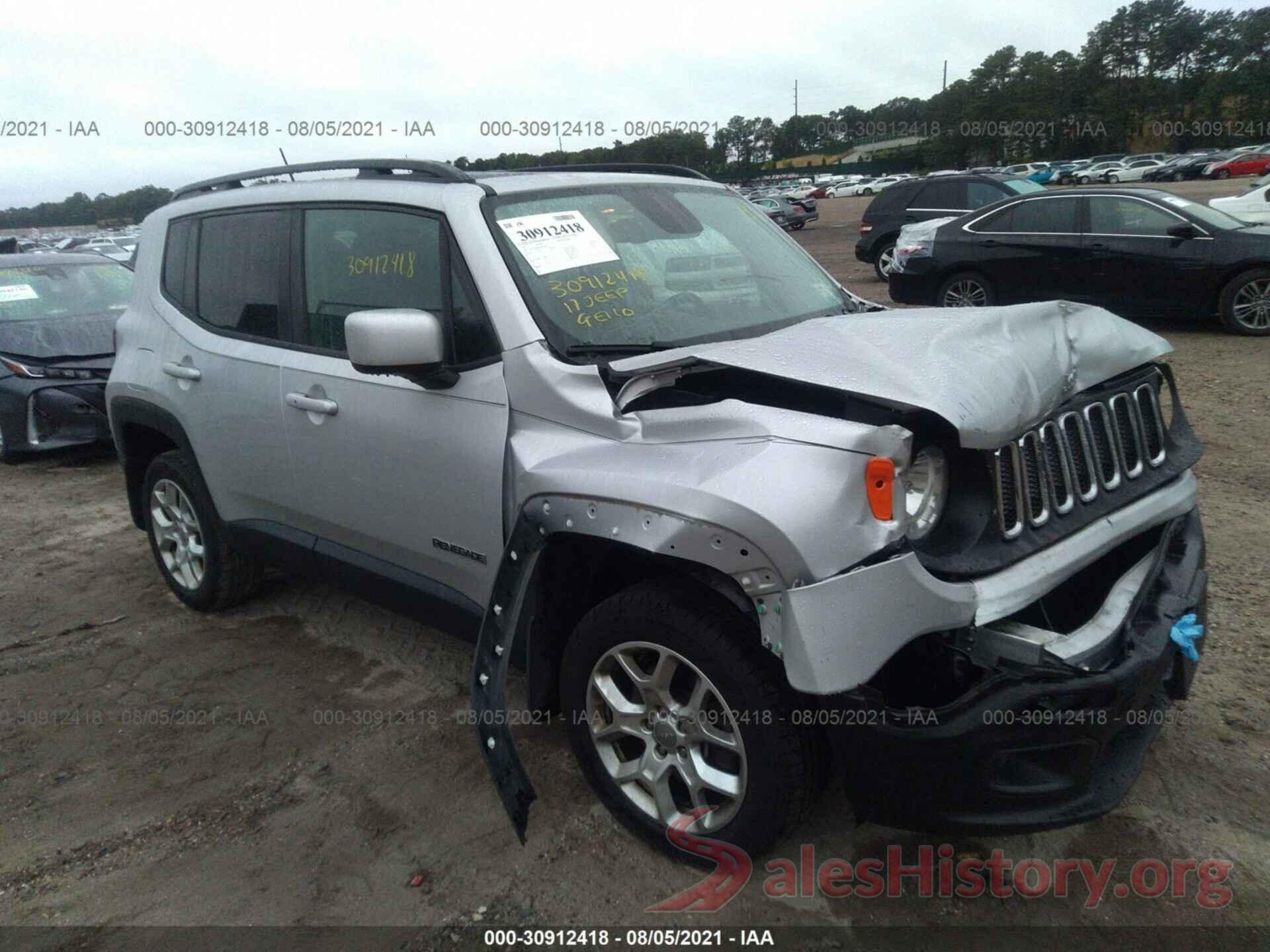 ZACCJBBB7HPF50774 2017 JEEP RENEGADE