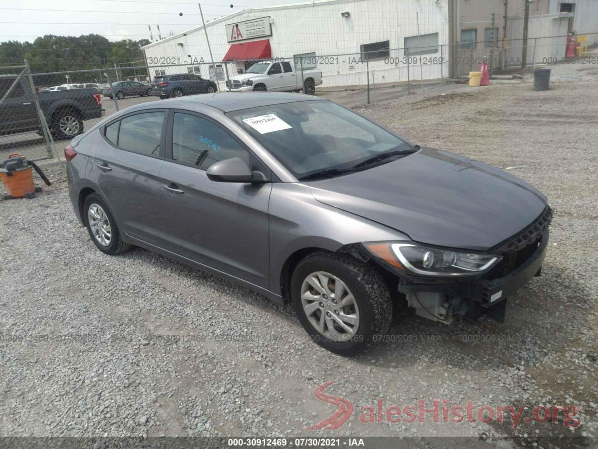 5NPD74LF3JH315478 2018 HYUNDAI ELANTRA