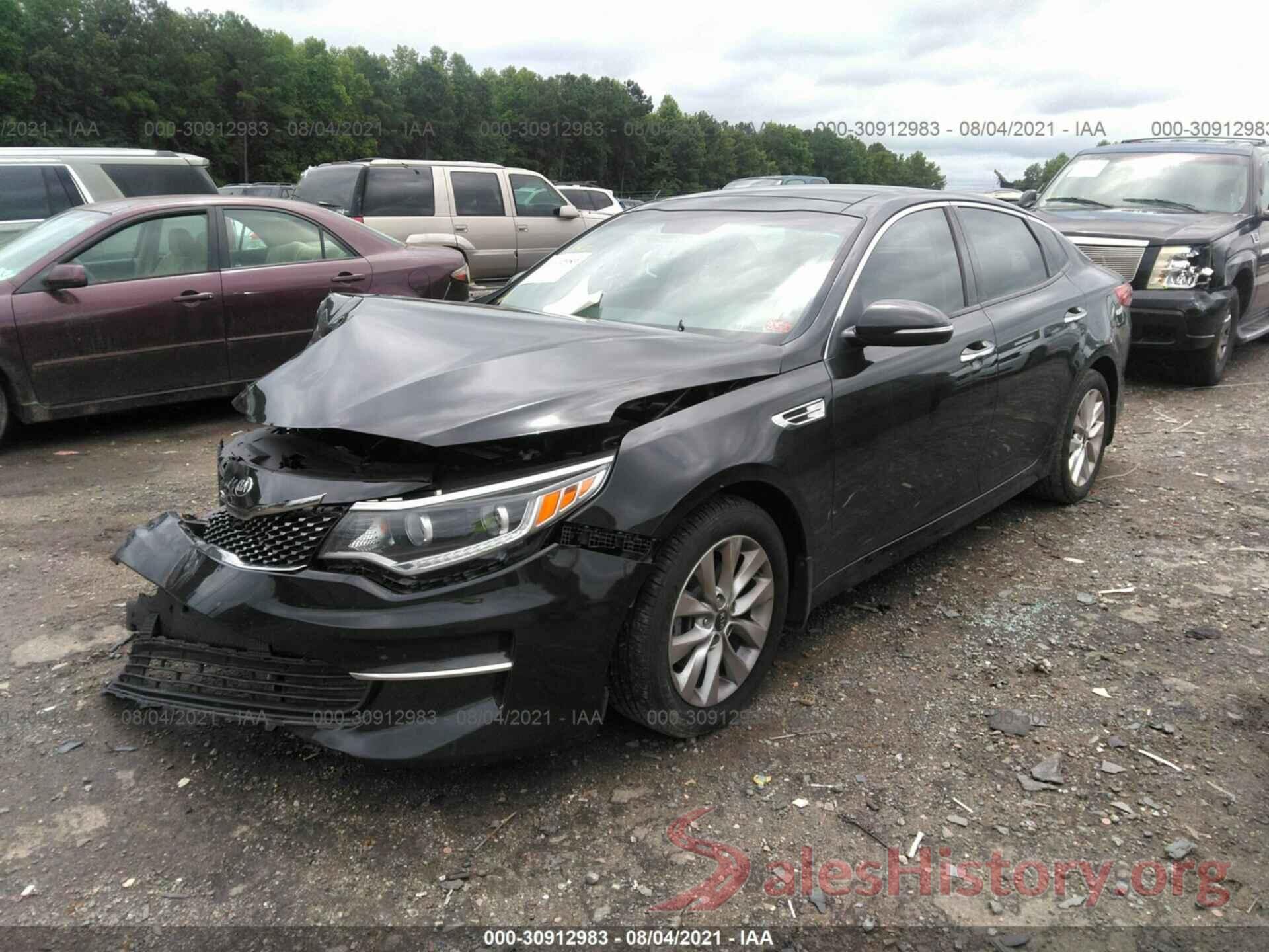 5XXGU4L37GG074704 2016 KIA OPTIMA